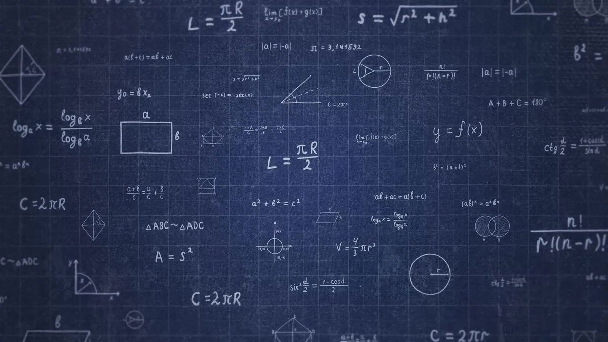 Floating Math Equations Animation • Motion Graphics Template • Uppbeat