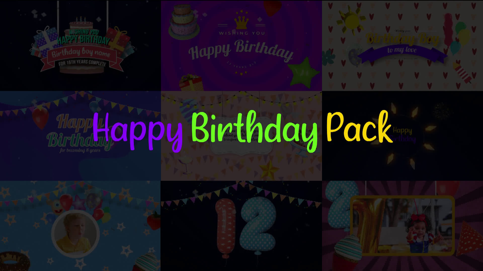 Happy Birthday Pack