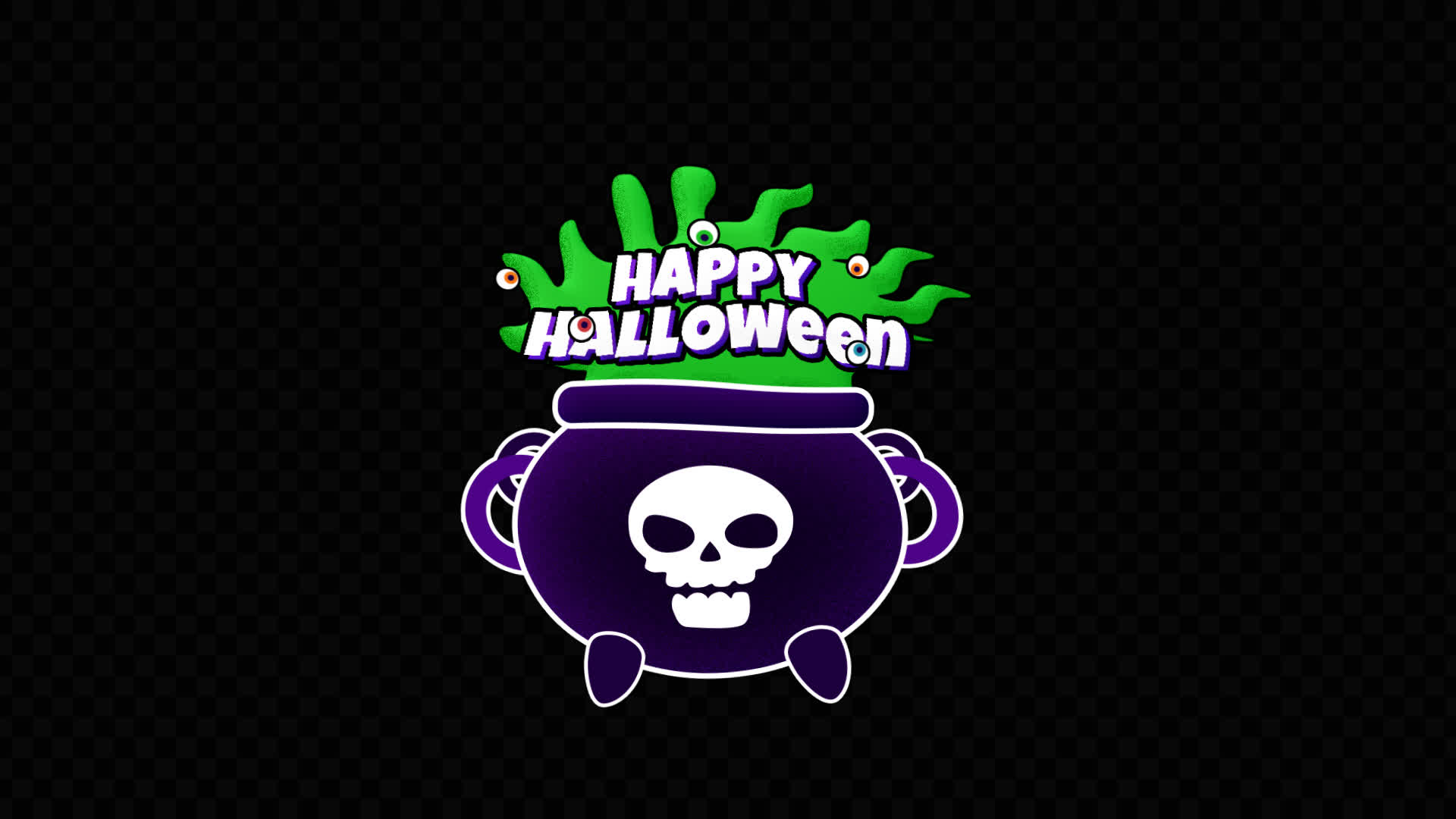Happy Halloween Sticker on Alpha Loop