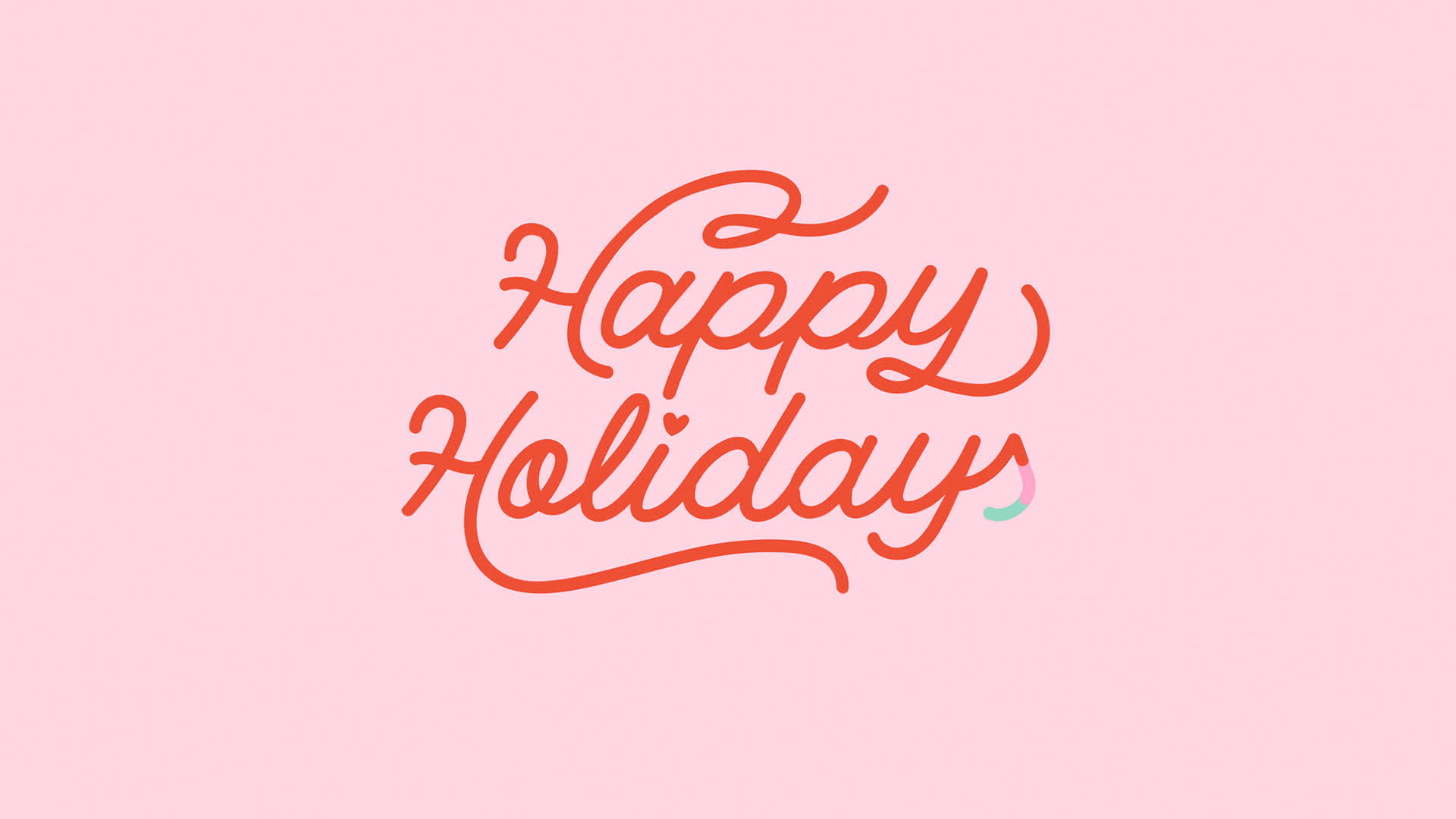 Happy Holidays Christmas Text Reveal