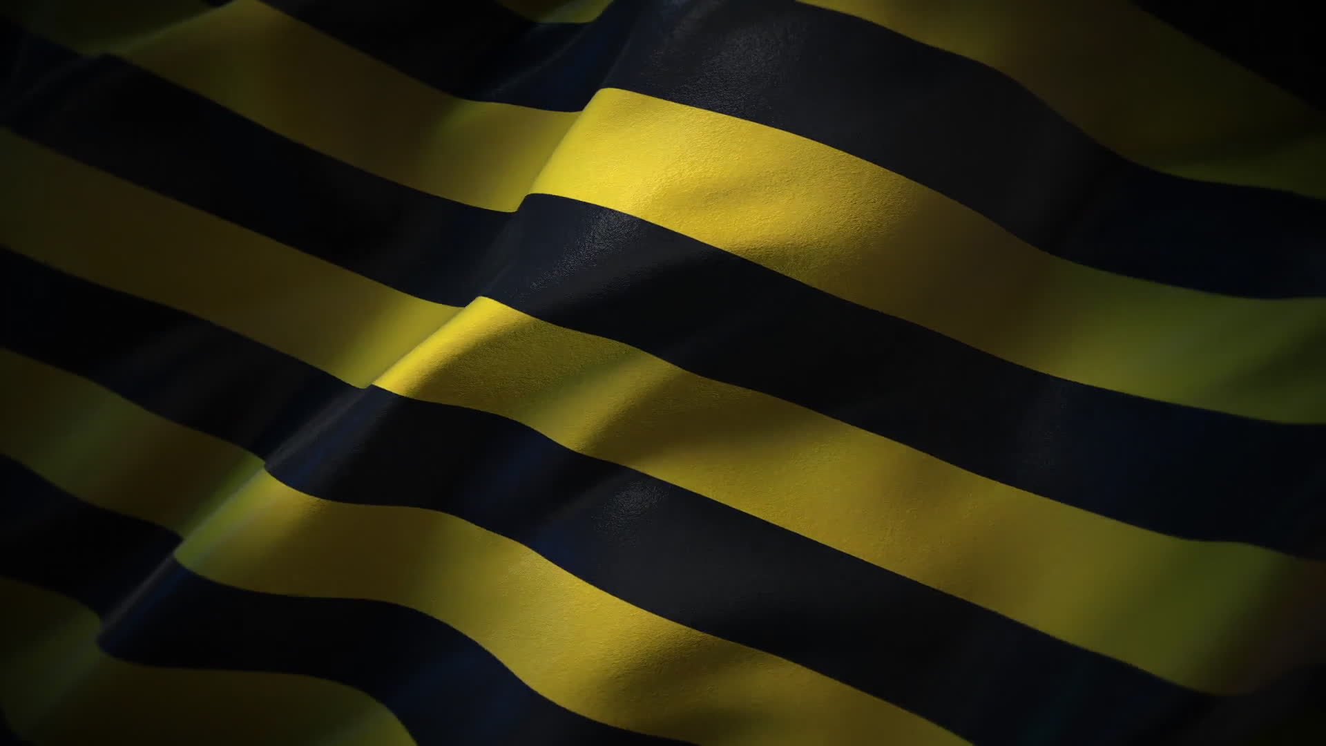 Hazard Lines on Fabric Background