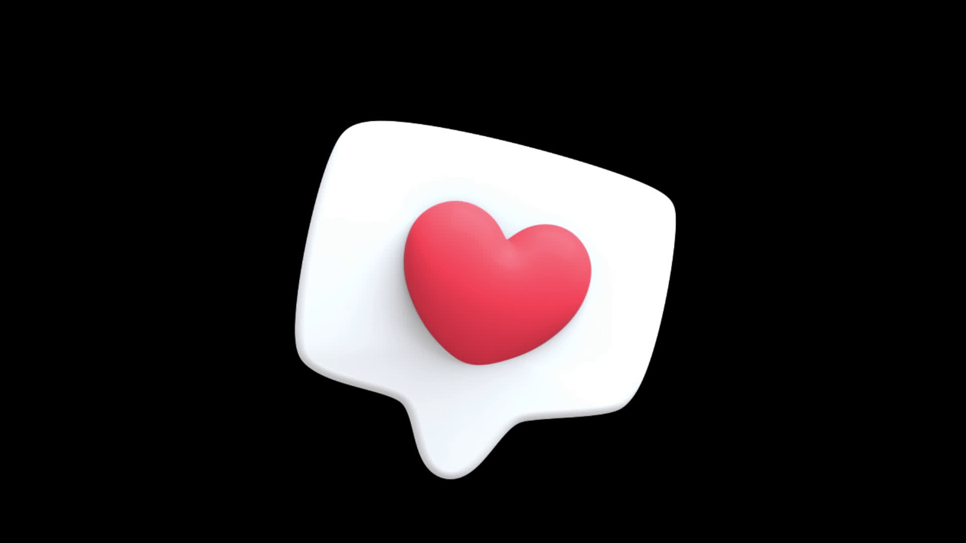 Heart on Speech Bubble