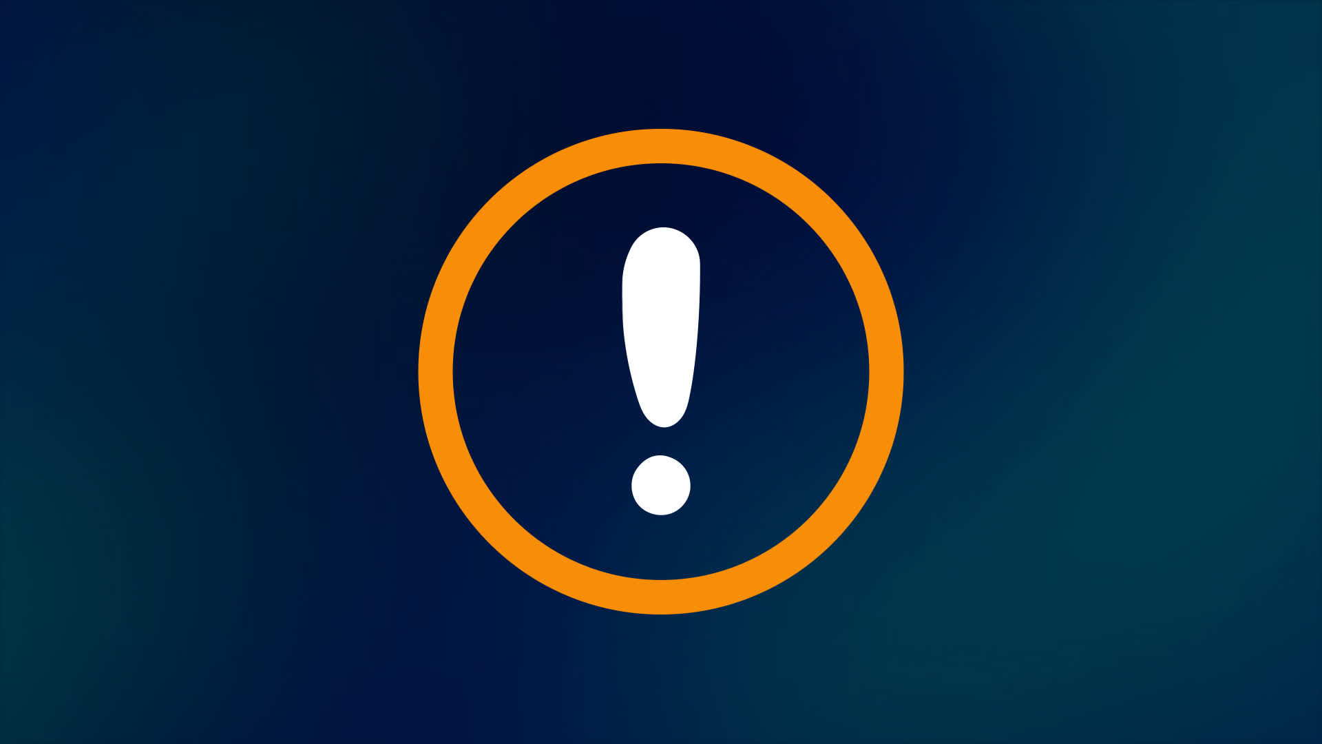 Heavy Circle Alert Sign