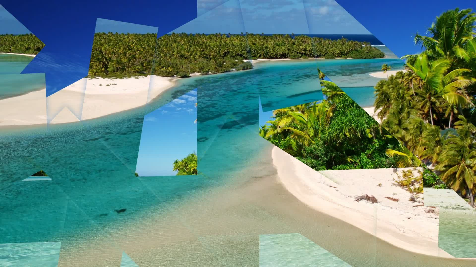 Modern Animated Ribbon Luma Matte Transition