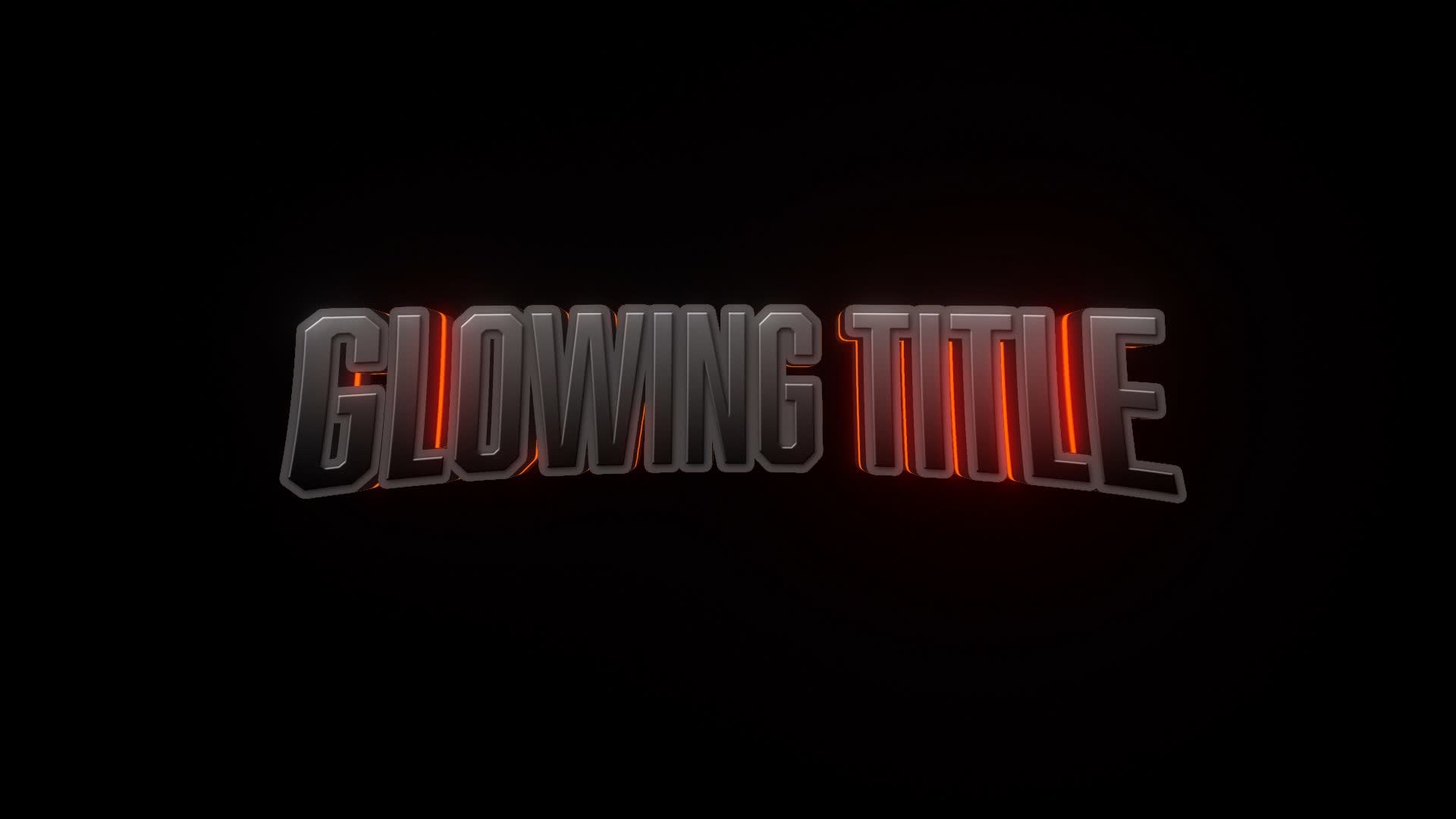 High School Glow Title