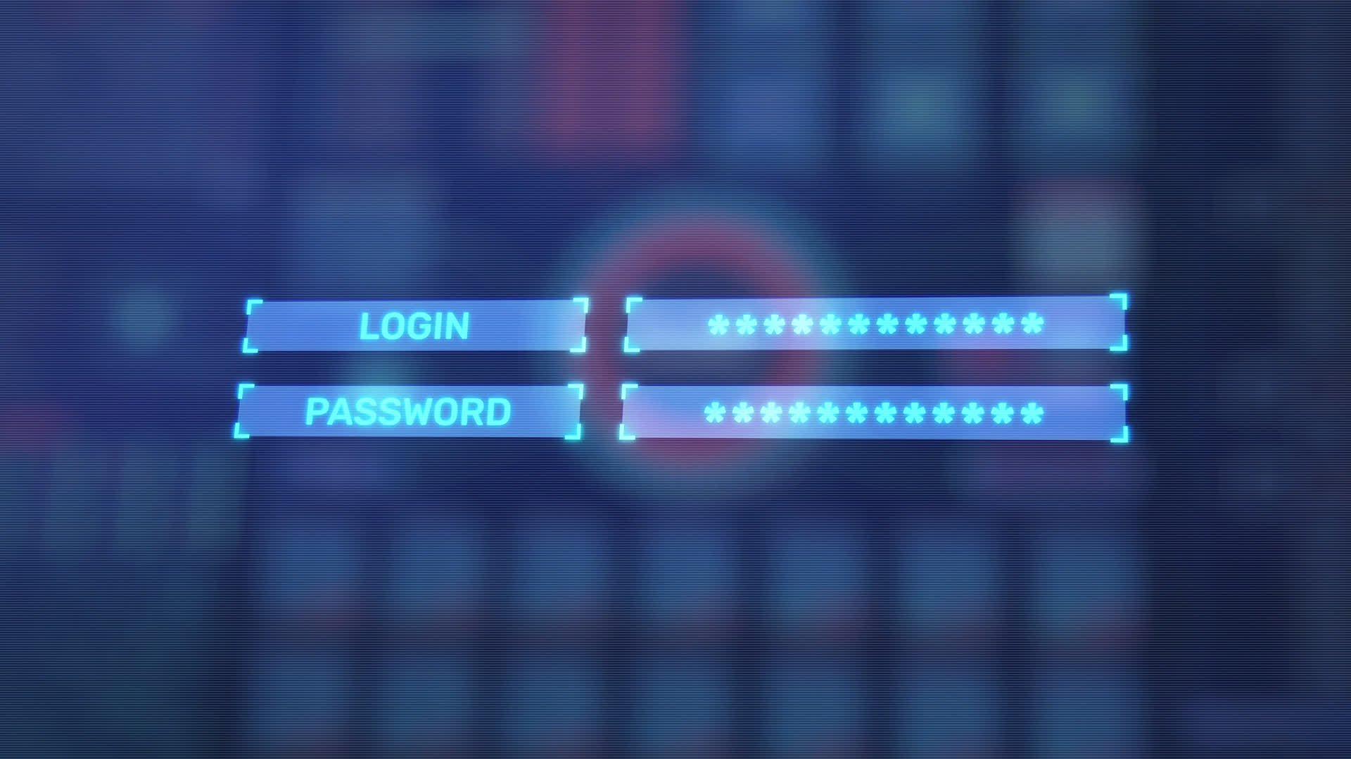 High Tech Login Logo Intro