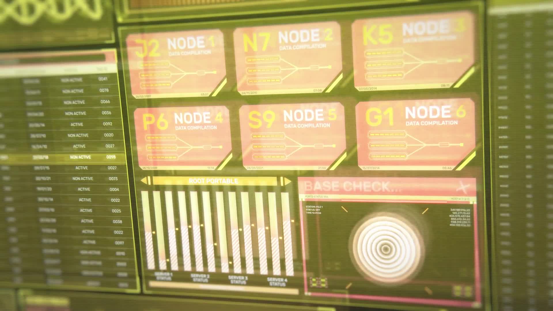 Holographic Interface Animation