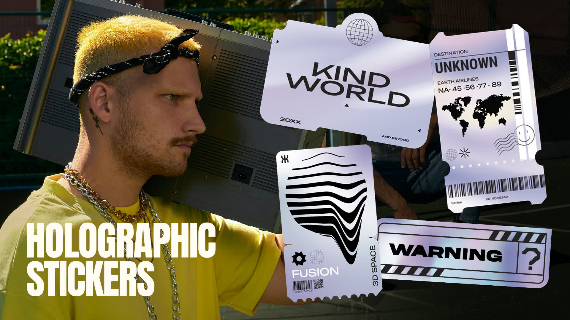 Holographic Stickers