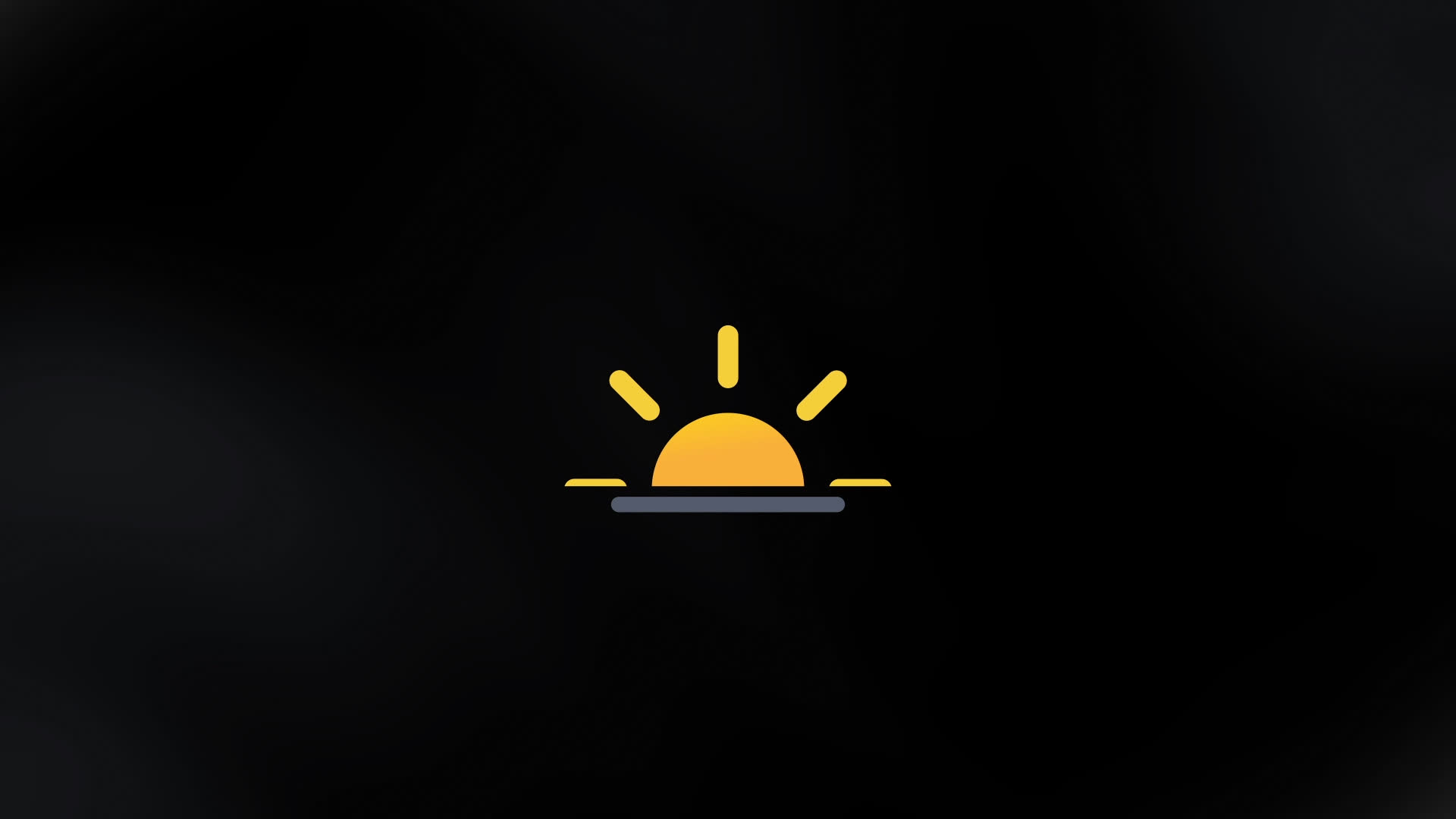 Horizon Sun Weather Animation