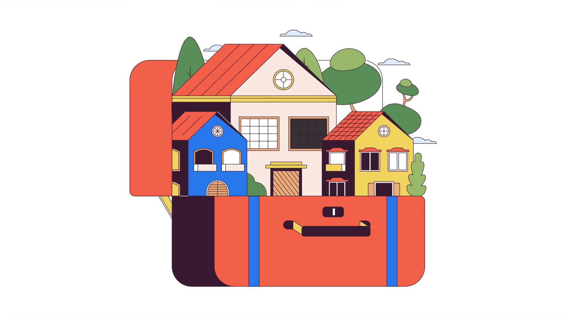 Houses In Suitcase