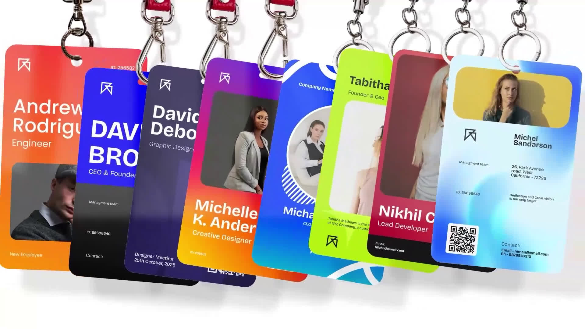 Identity Card Mockup
