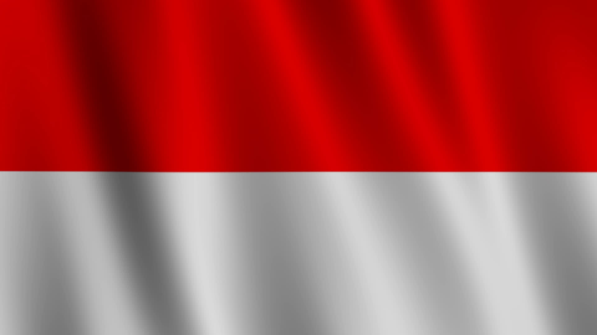 Indonesia Flag Waving Background