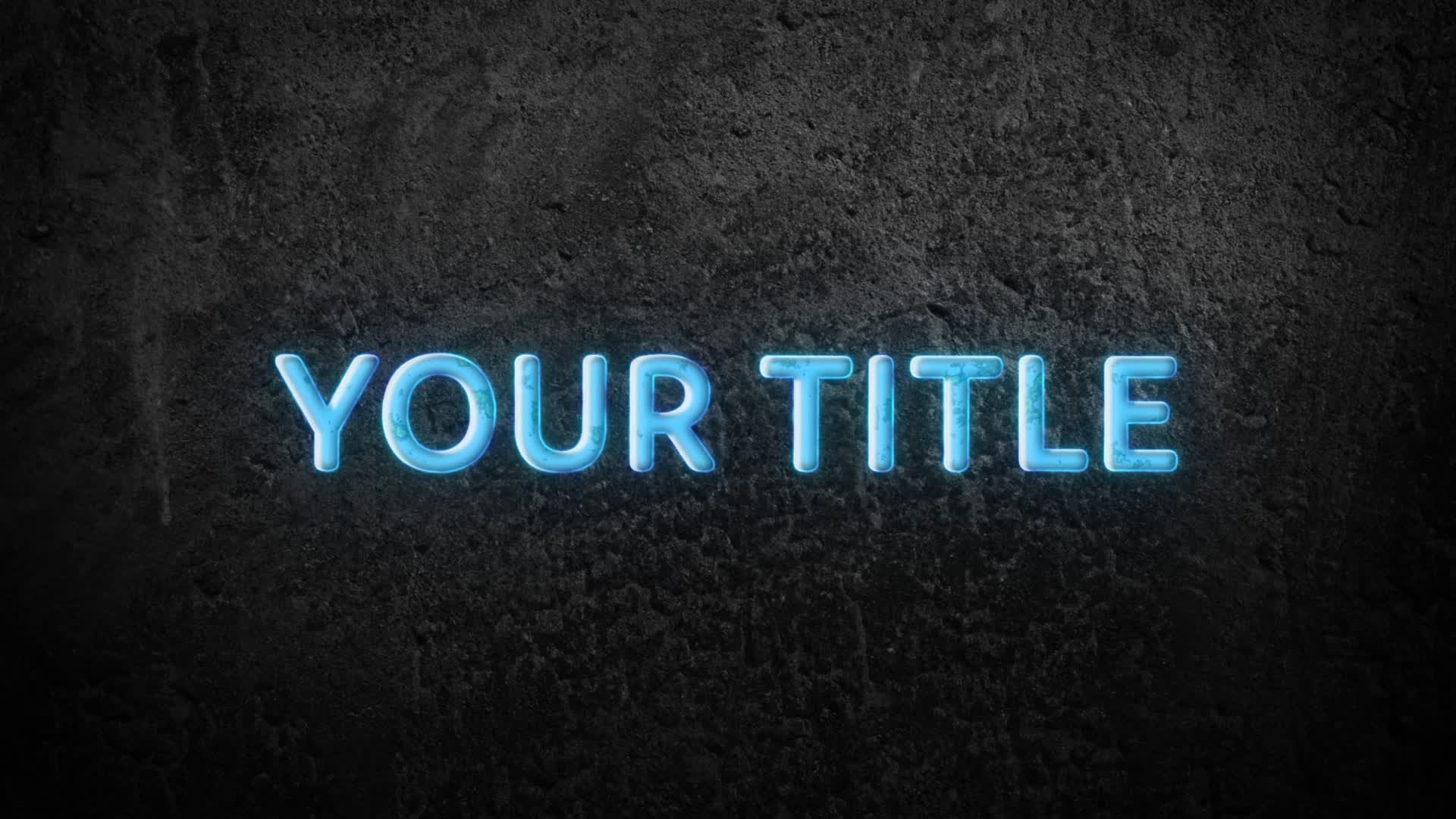 Industrial Neon Tube Title