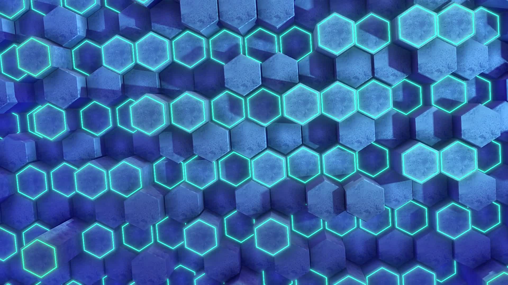 Industrial Stone Hex Background