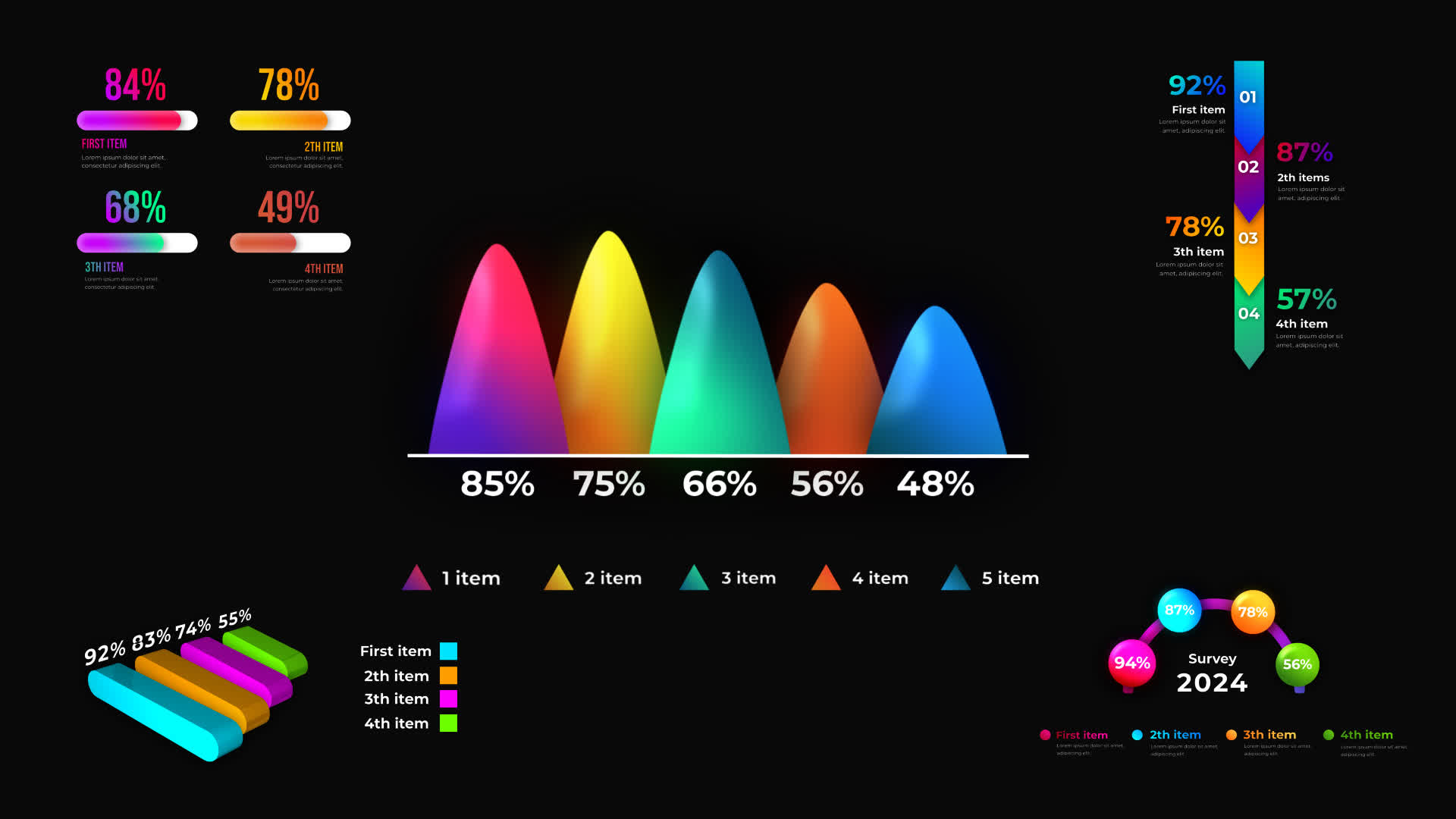 Infographic Graphs Pack