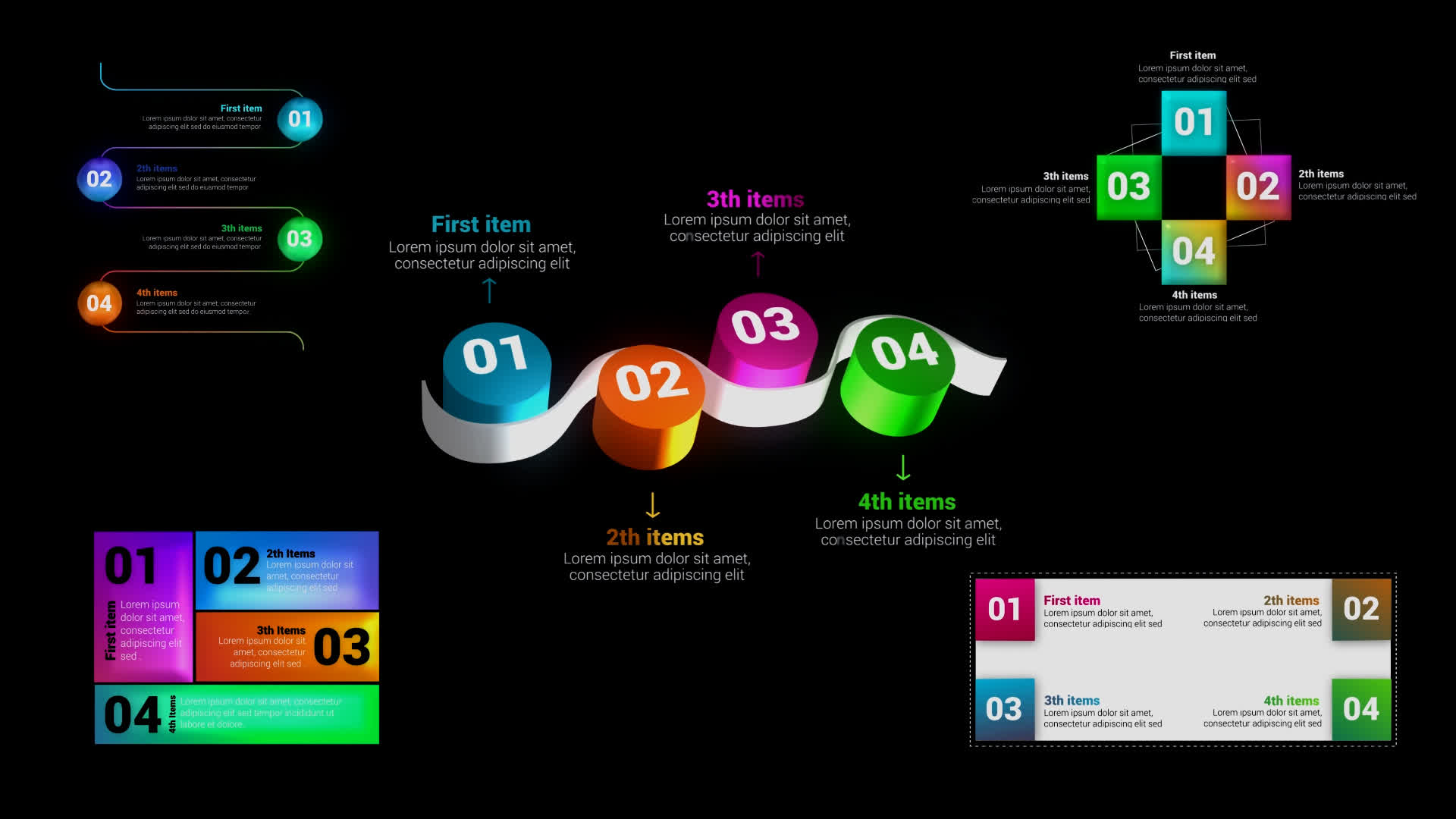 Infographic List Elements