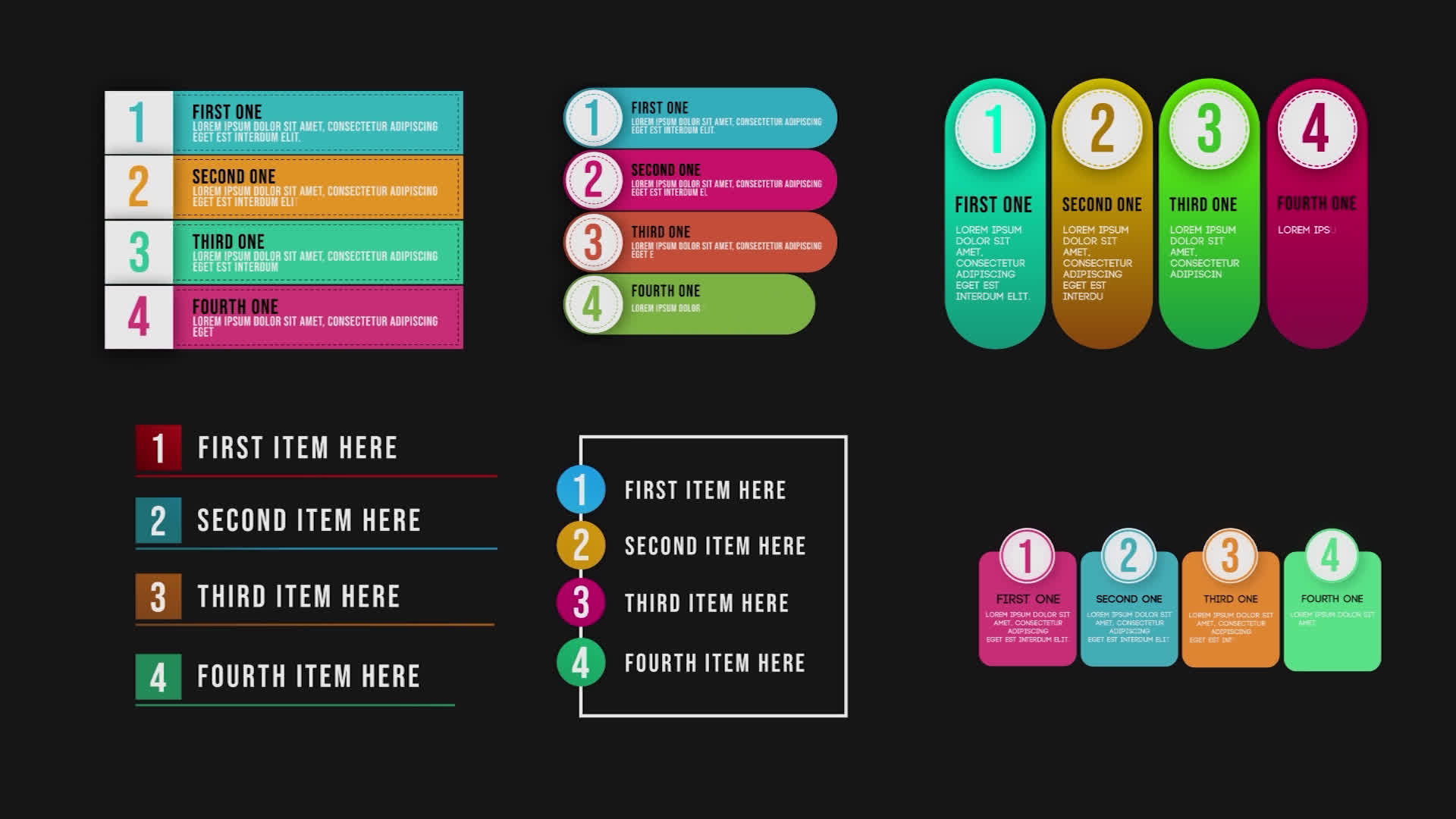 Infographic Lists Toolkit