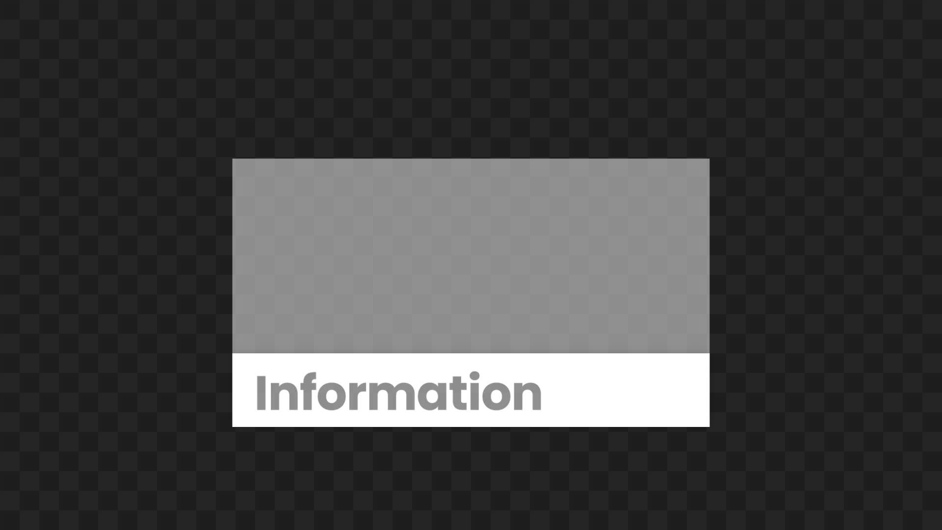 Information Overlay Box