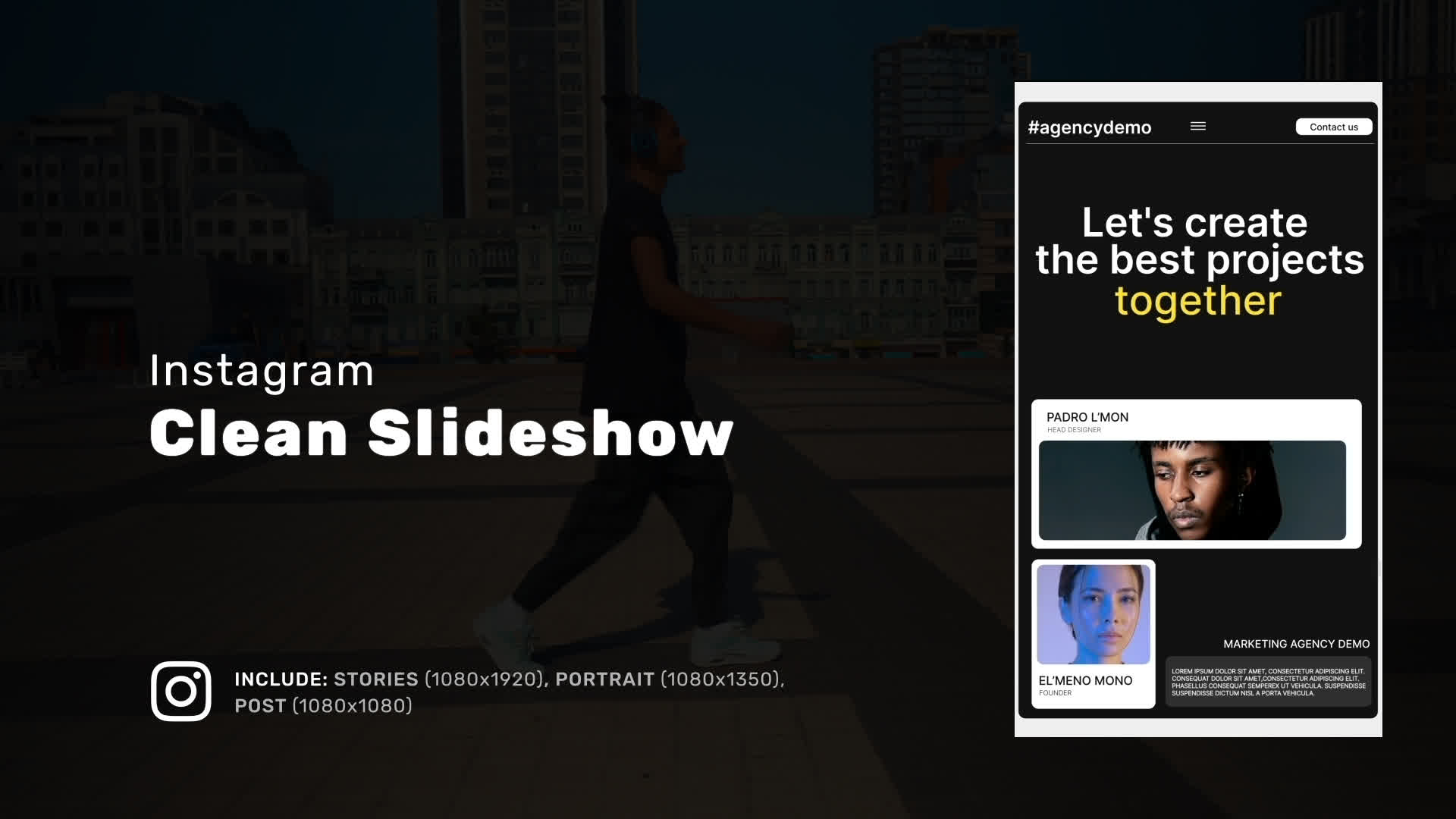 Instagram Clean Slideshow