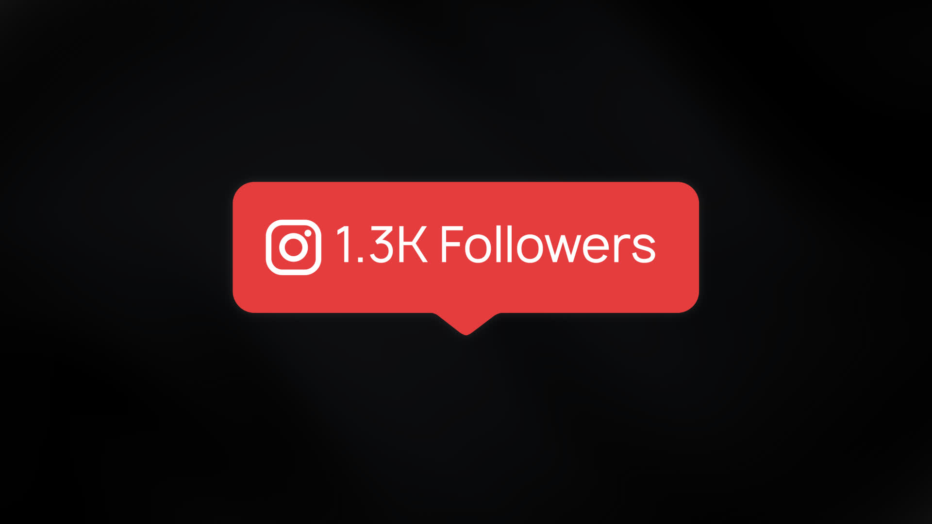 Instagram Followers Counter With Logo