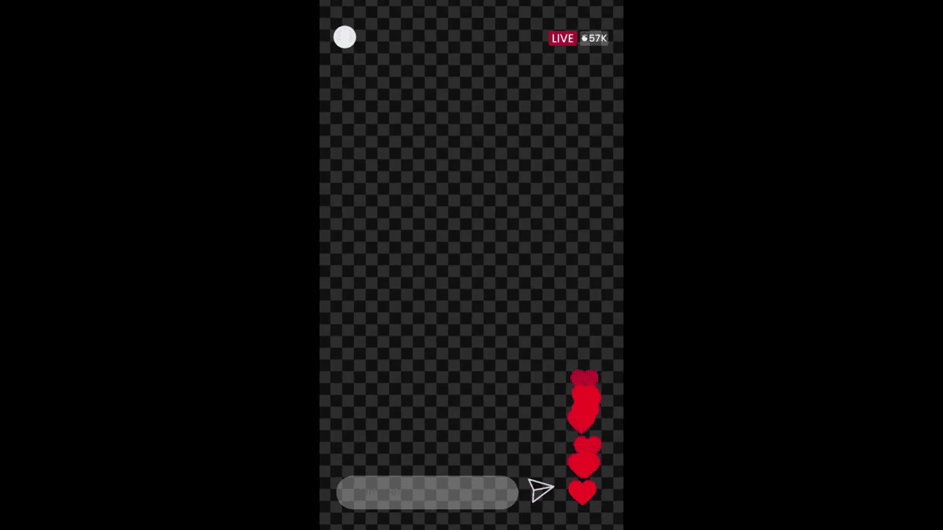 Instagram Live UI Overlay