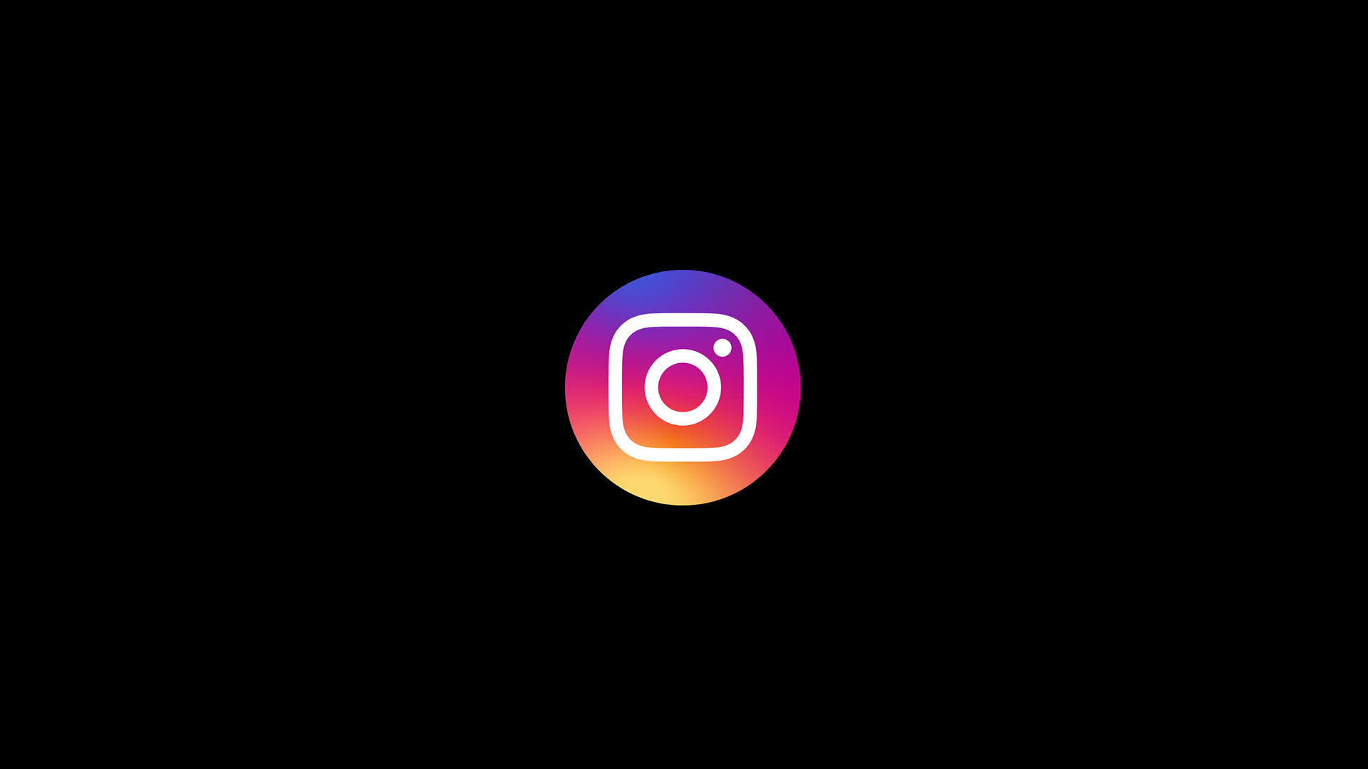 Instagram Logo Bouncing Reveal