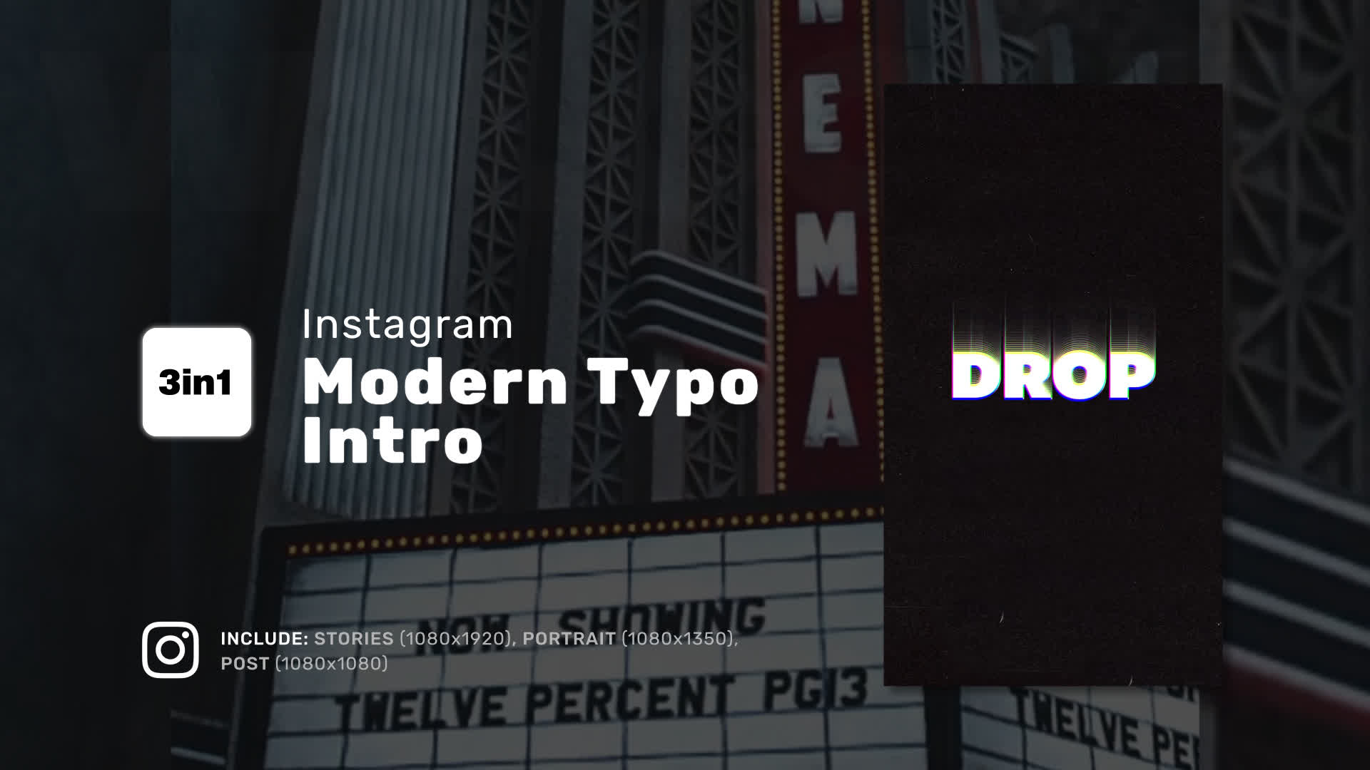 Instagram Modern Typo Reel