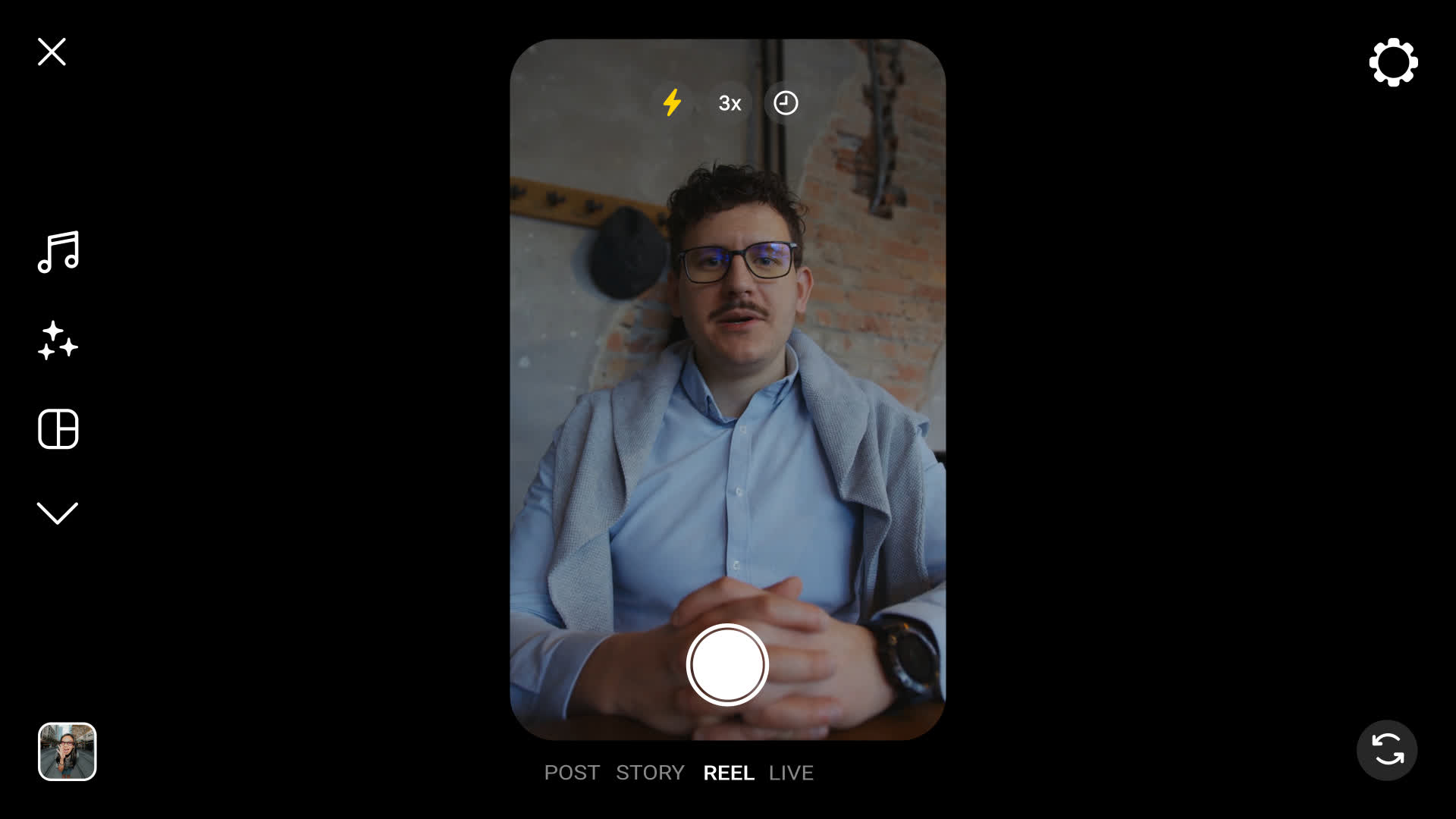 Instagram Reels Recording Screen 2