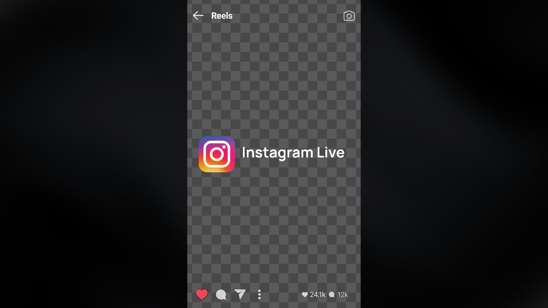 Instagram Reels Screen Portrait