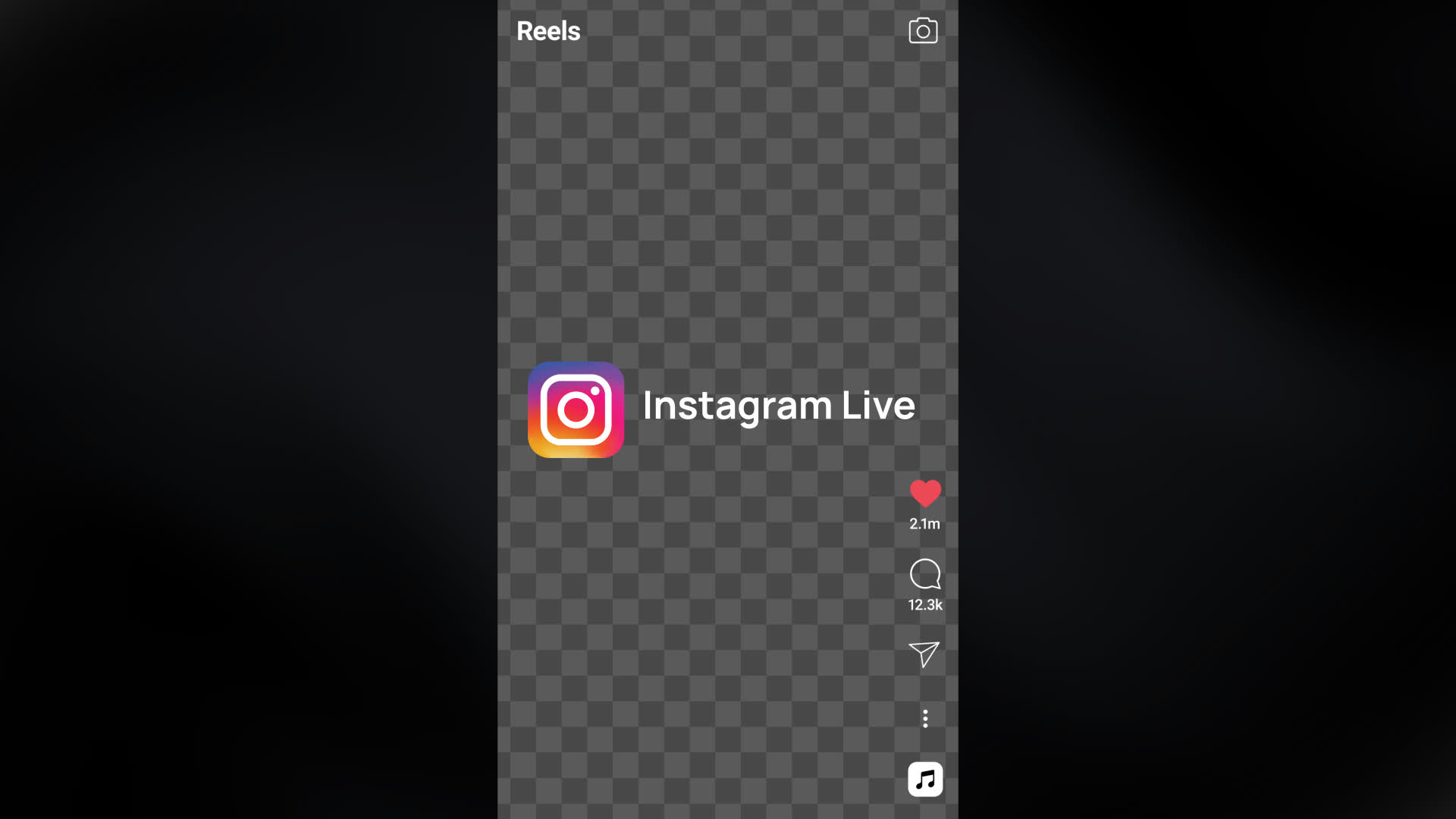 Instagram Reels Screen