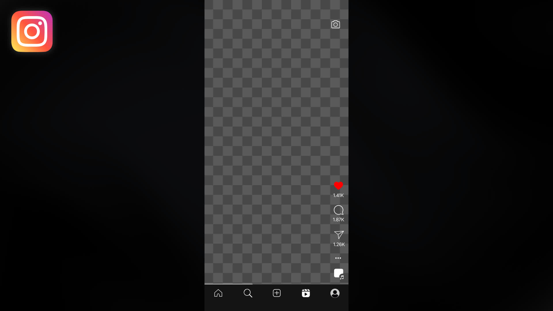 Instagram Reels Screen Frame
