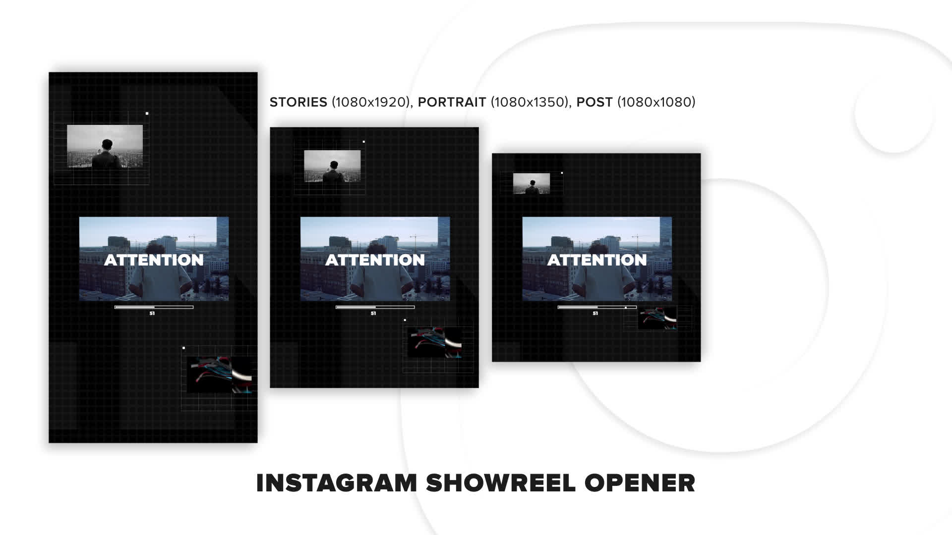 Instagram Showreel Opener Reel