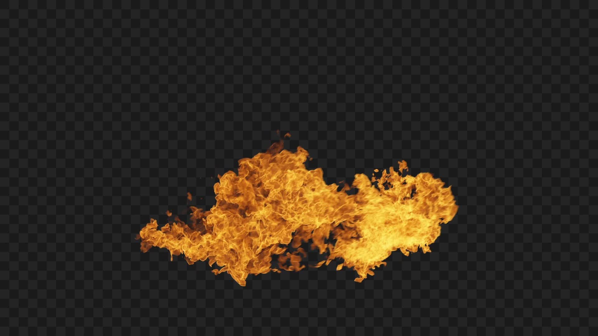 Intense Action Fireball Explosion on Alpha