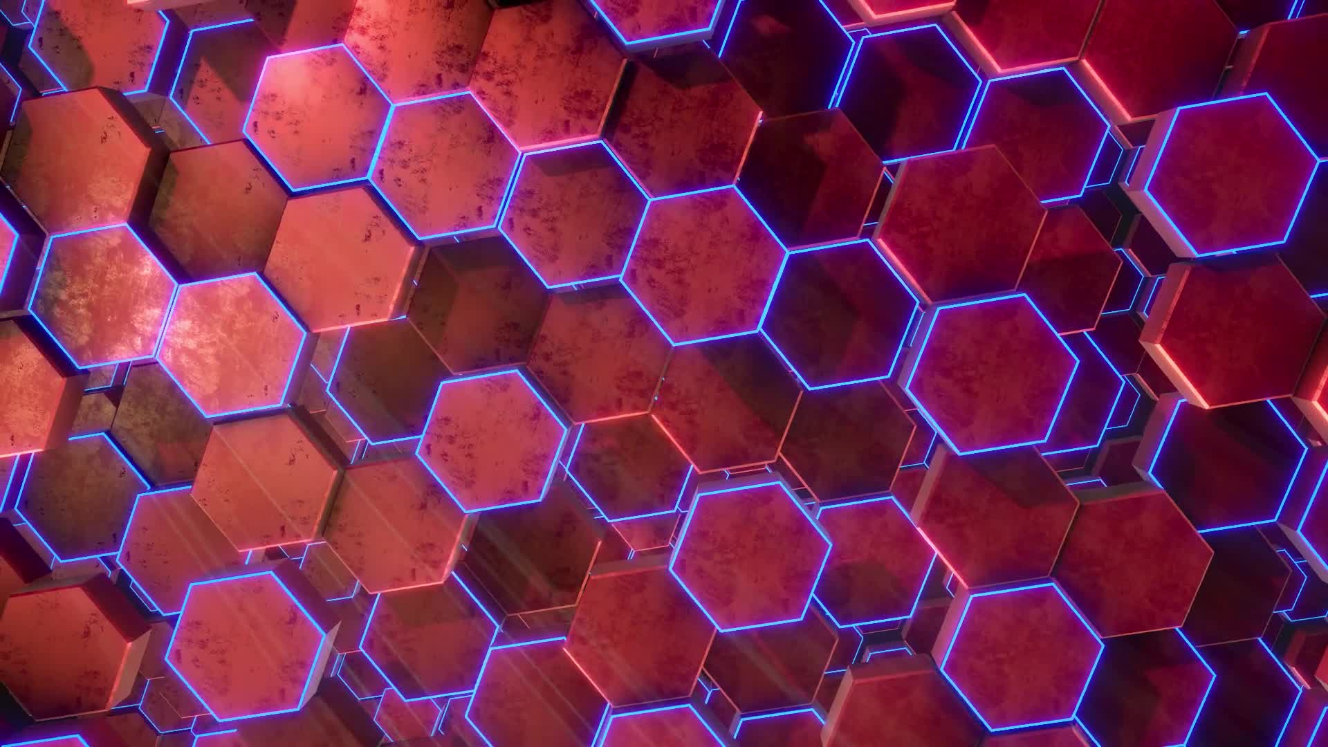 Intense Red Shift Background