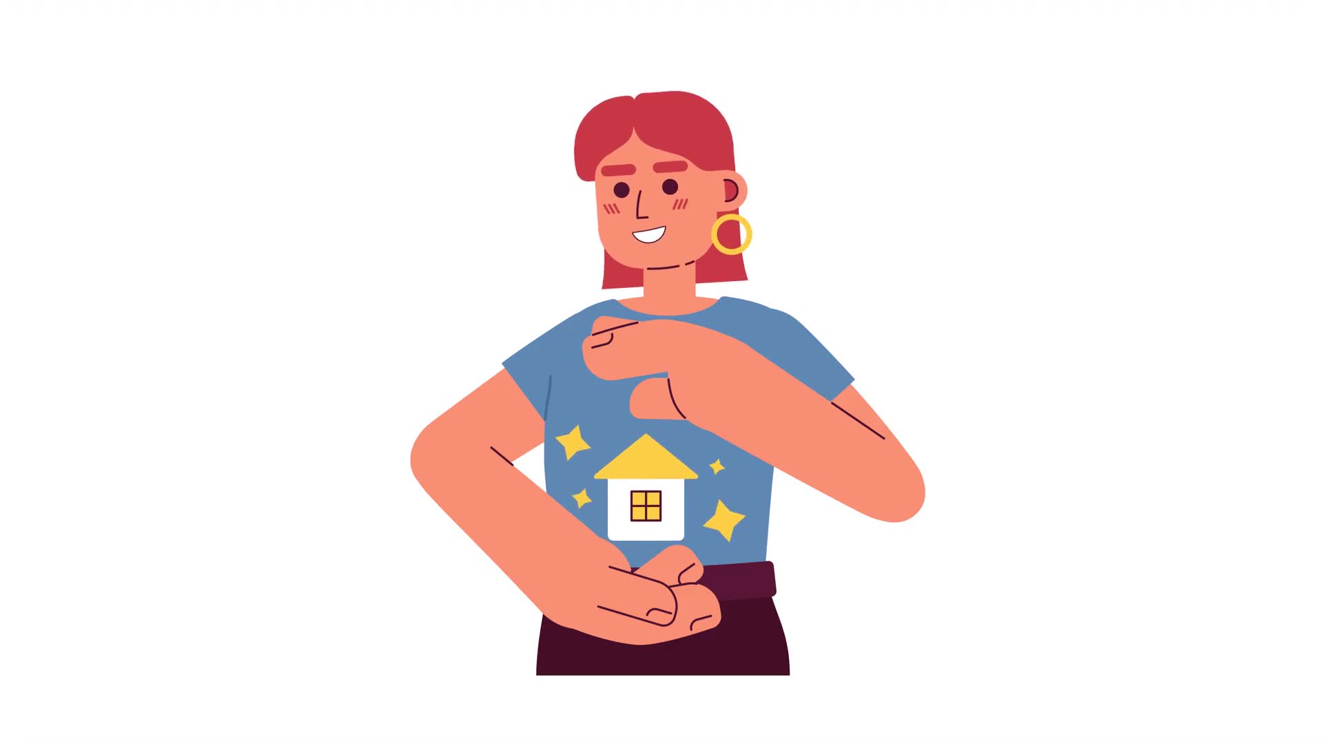 Investment property business 2D animation