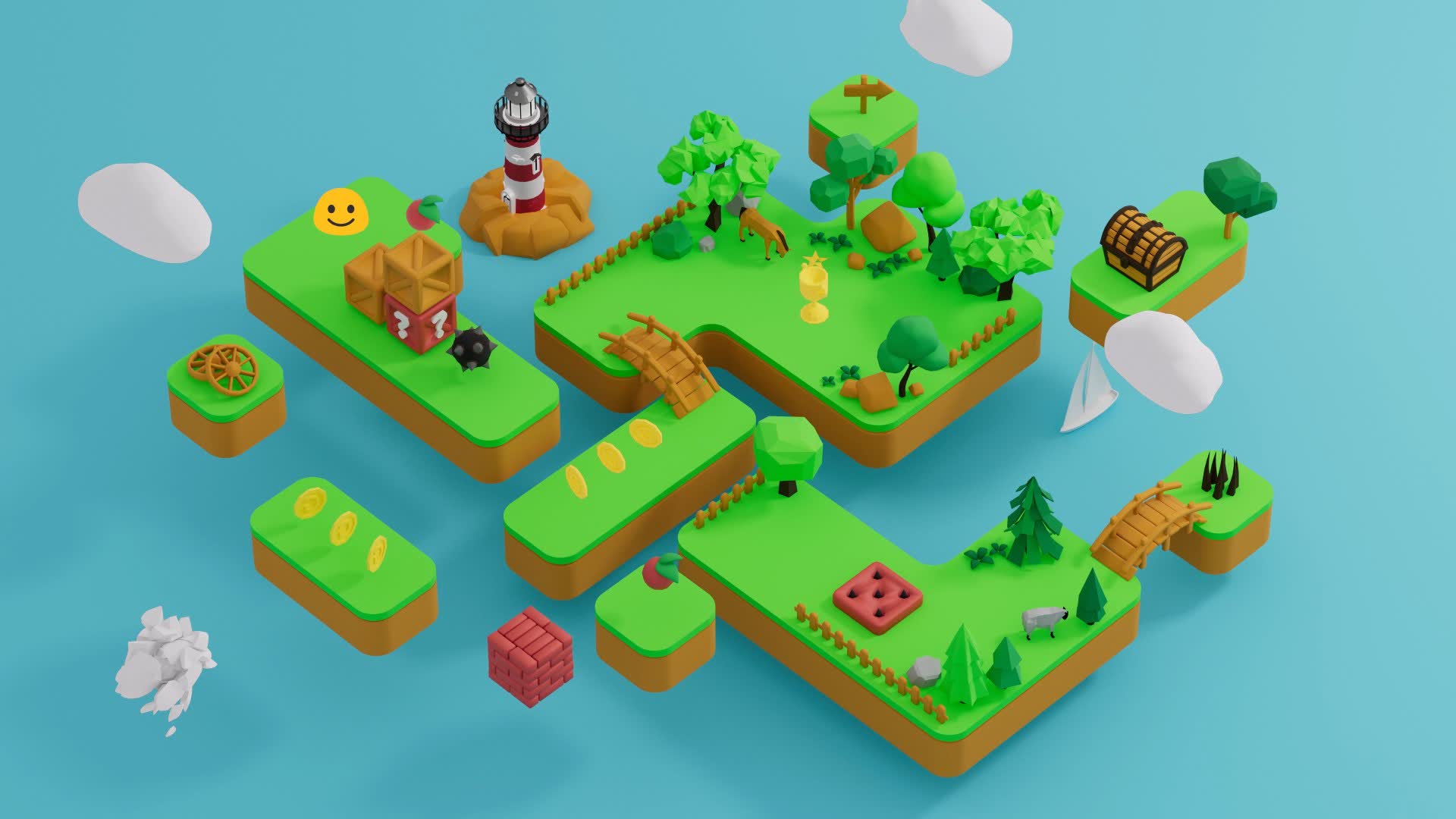 Isometric Game Logo