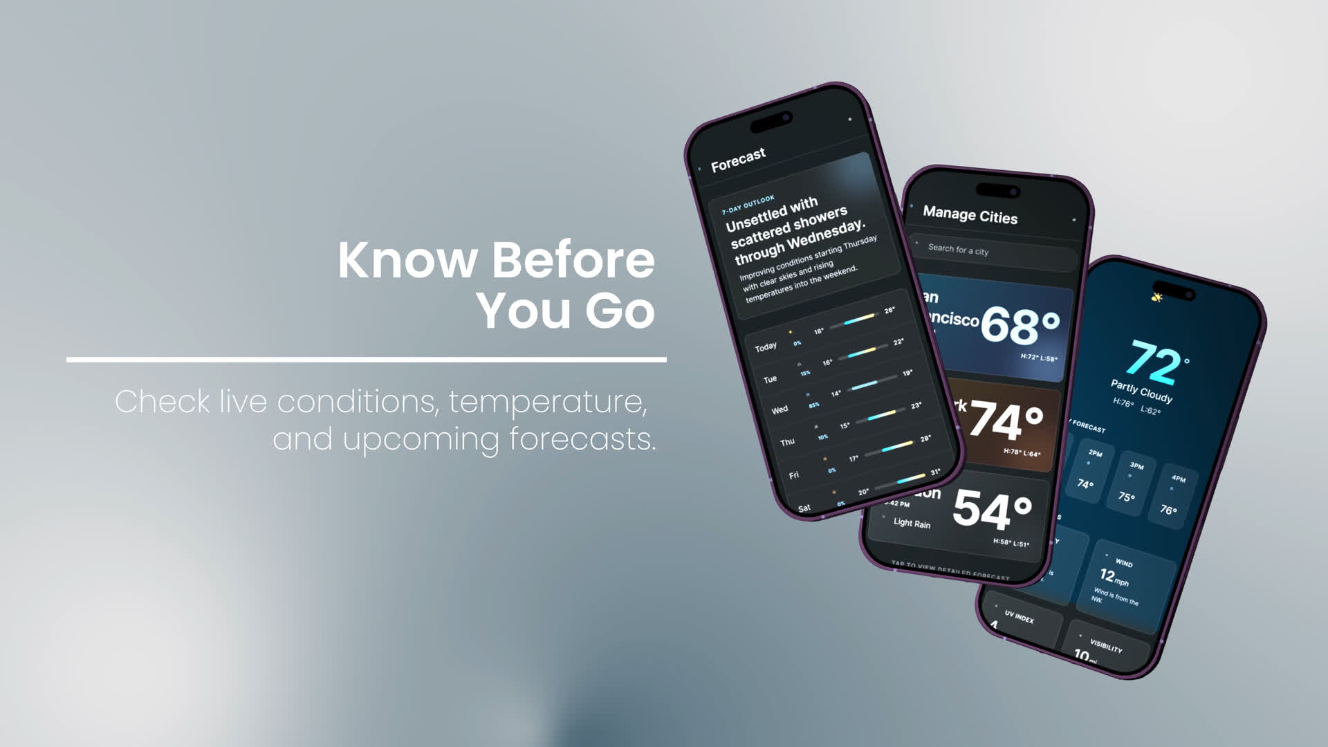 Isometric Multi Phone Slide and Depth Showcase