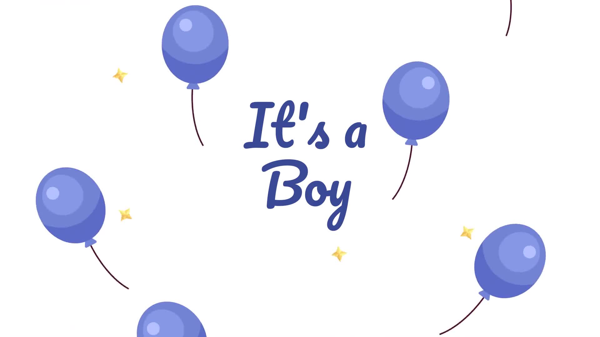 It's A Boy Animation