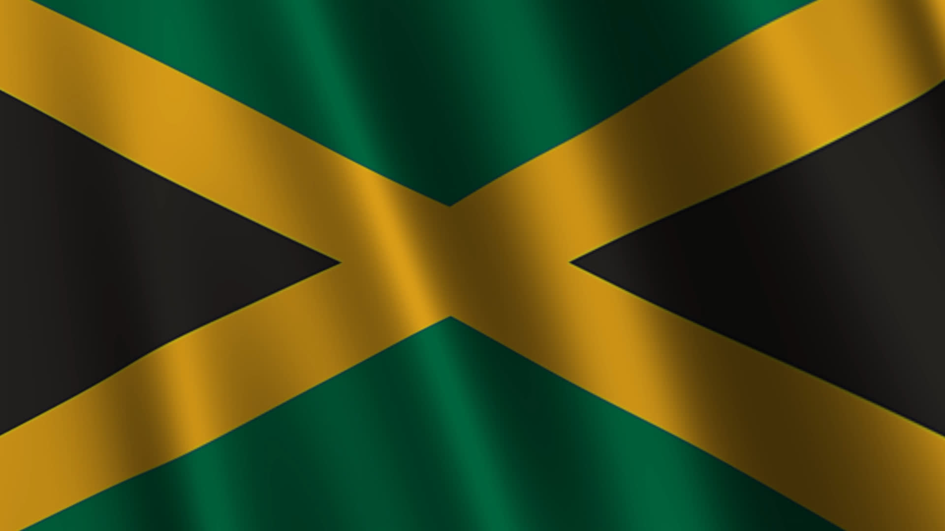 Jamaica Flag Waving
