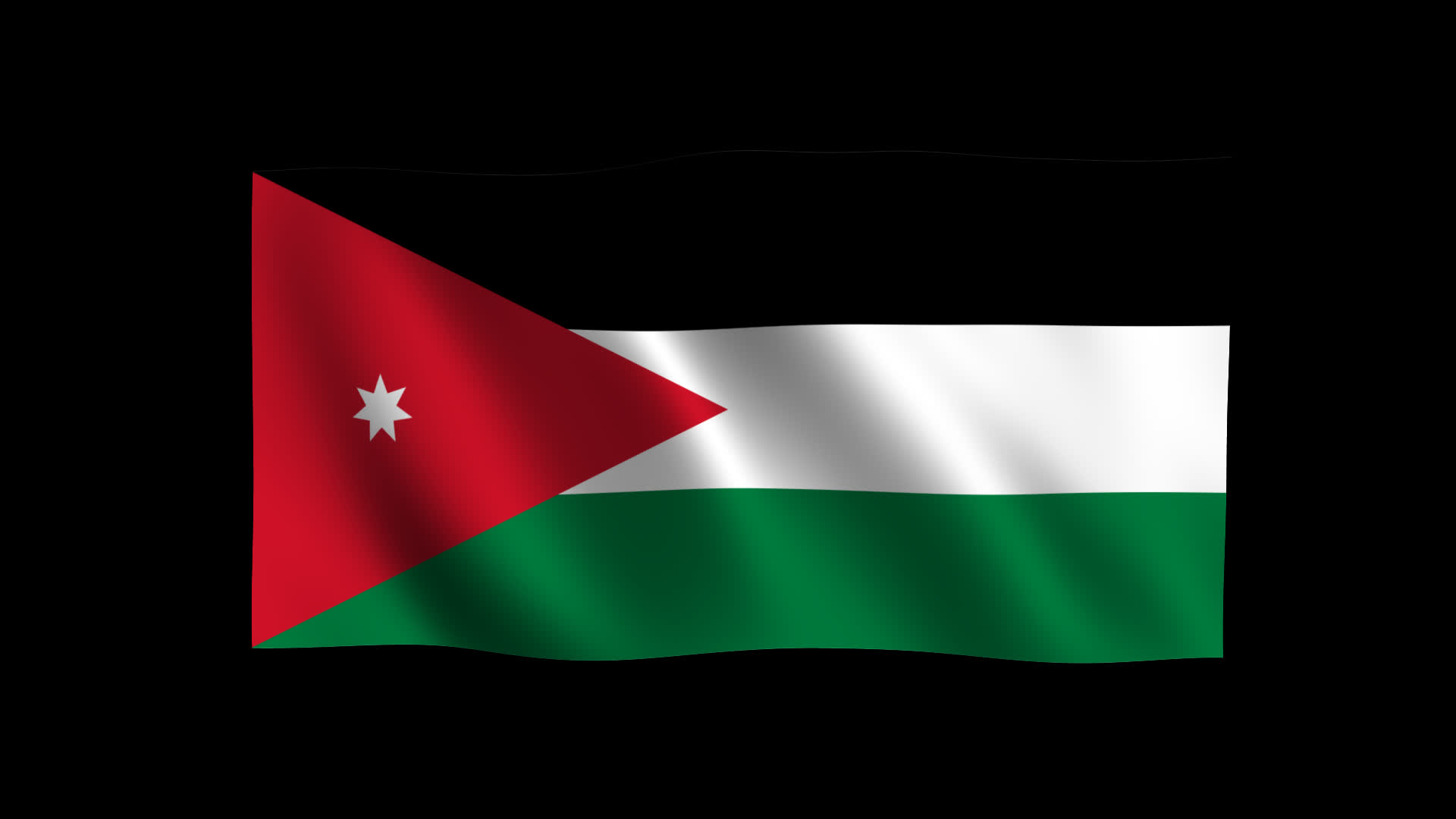 Jordan Flag Waving Animation