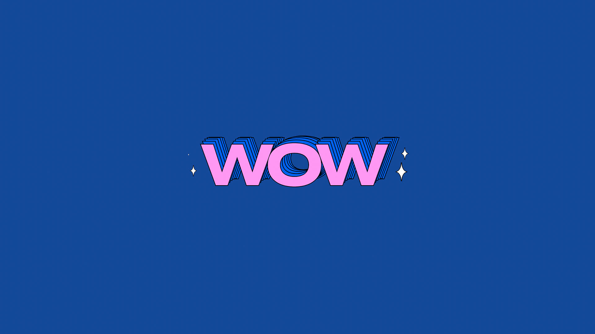 Kinetic Text Animated Floating Wow