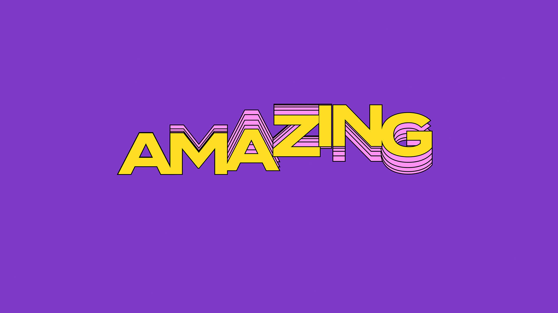 Kinetic Text Animated Wave Amazing