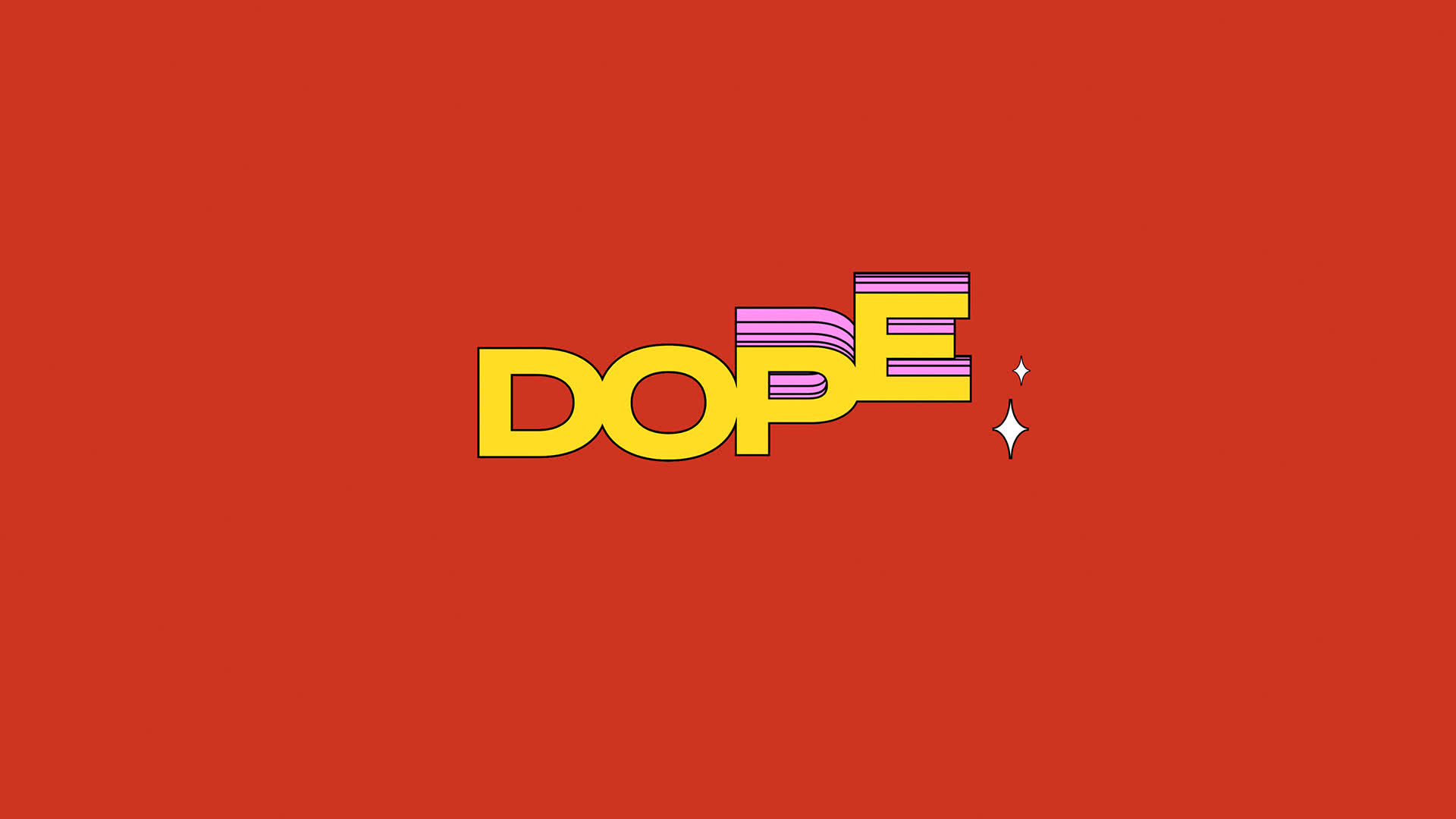Kinetic Text Animated Wave Dope