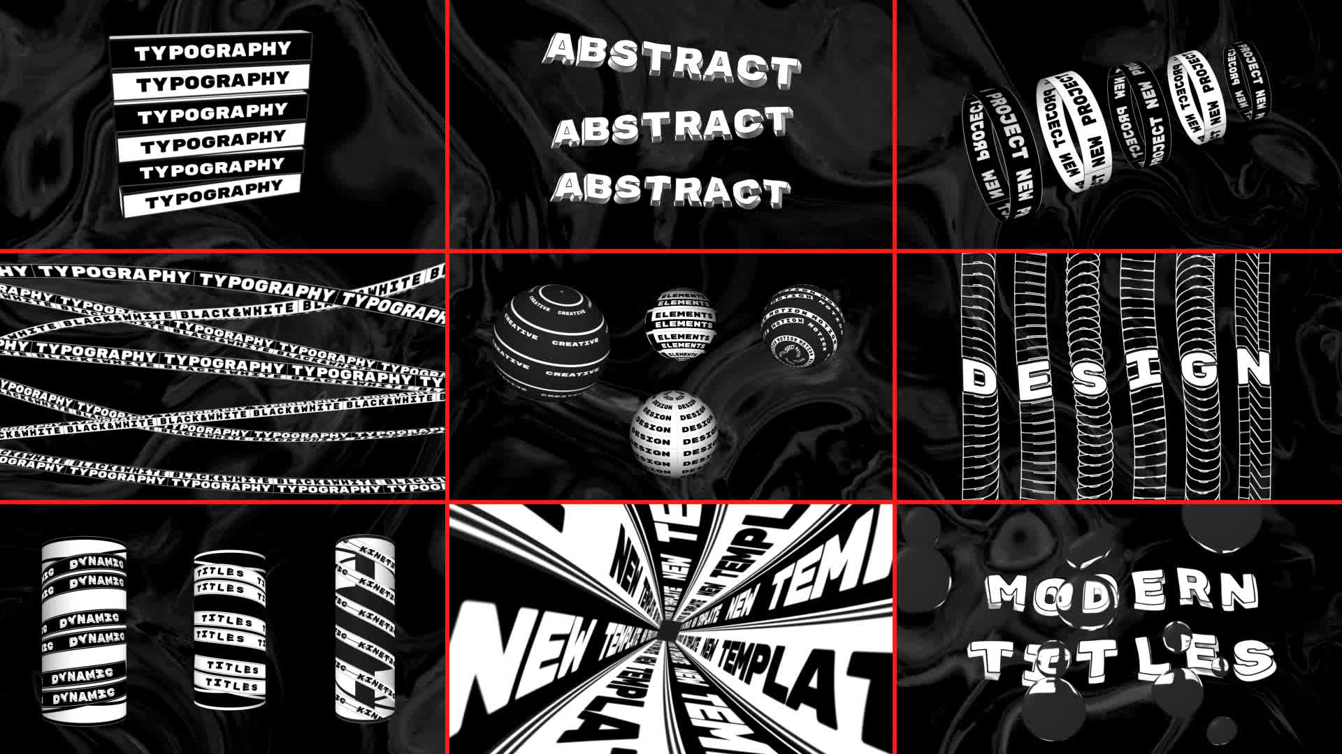 Minimal Kinetic Typography