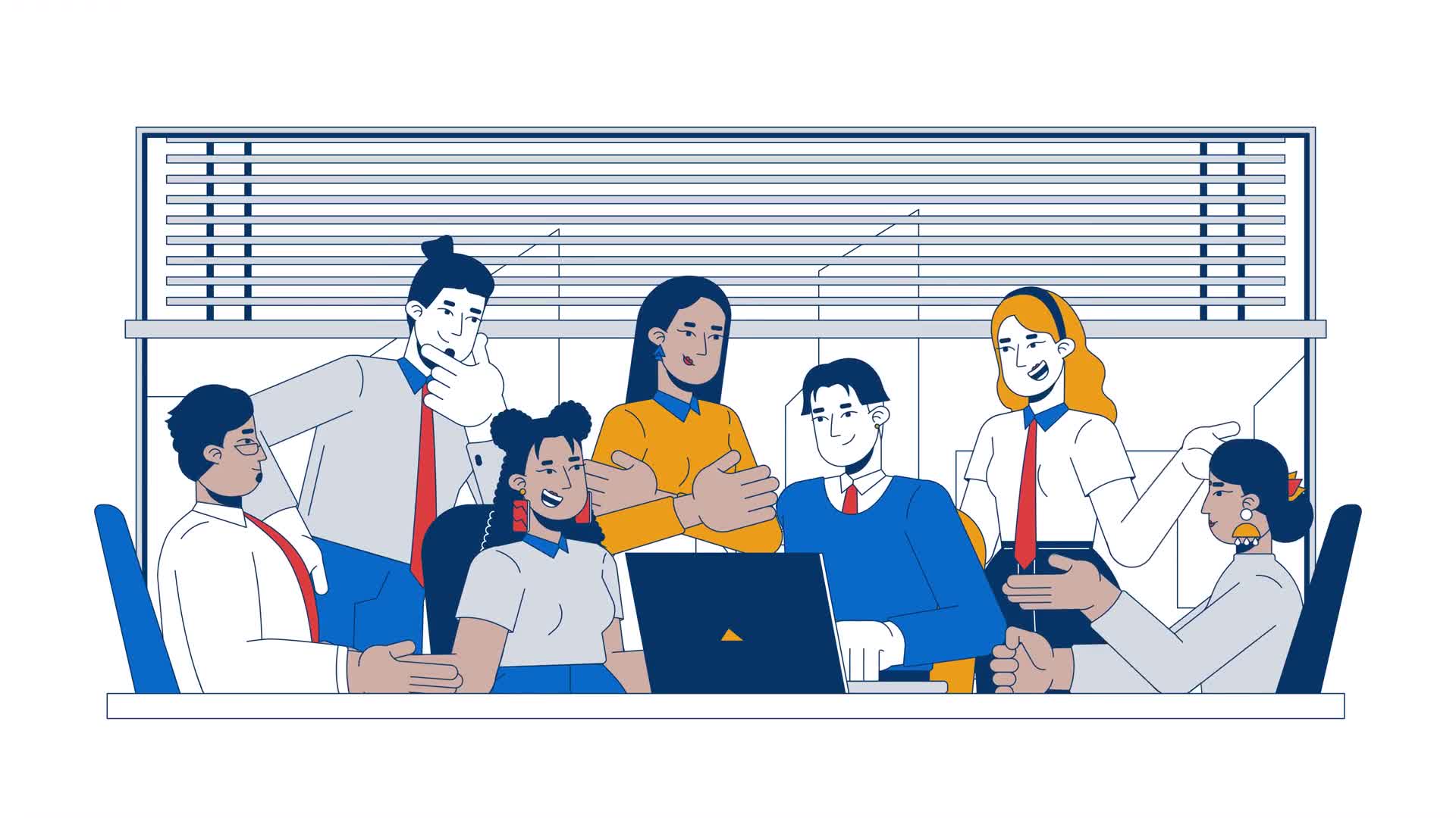 Large Meeting Conference Colleagues