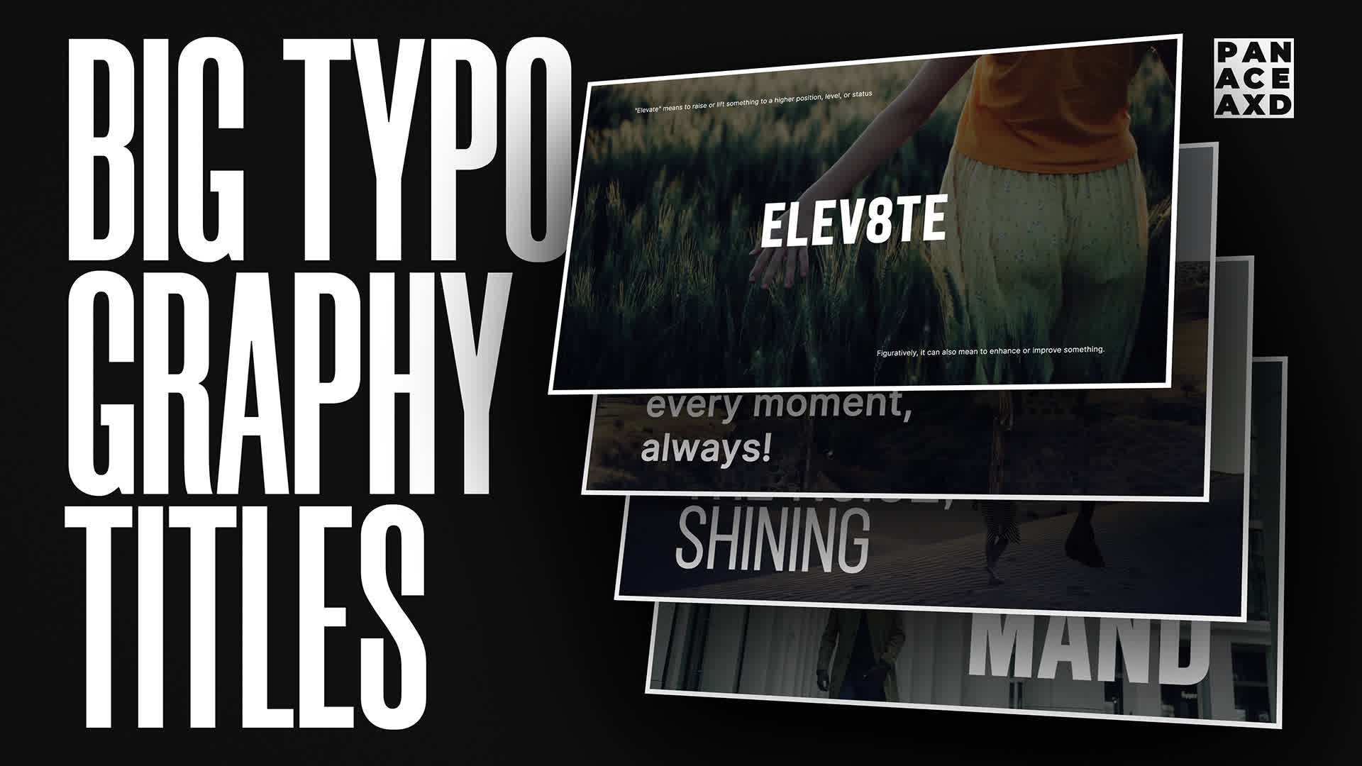 Large Typography Titles