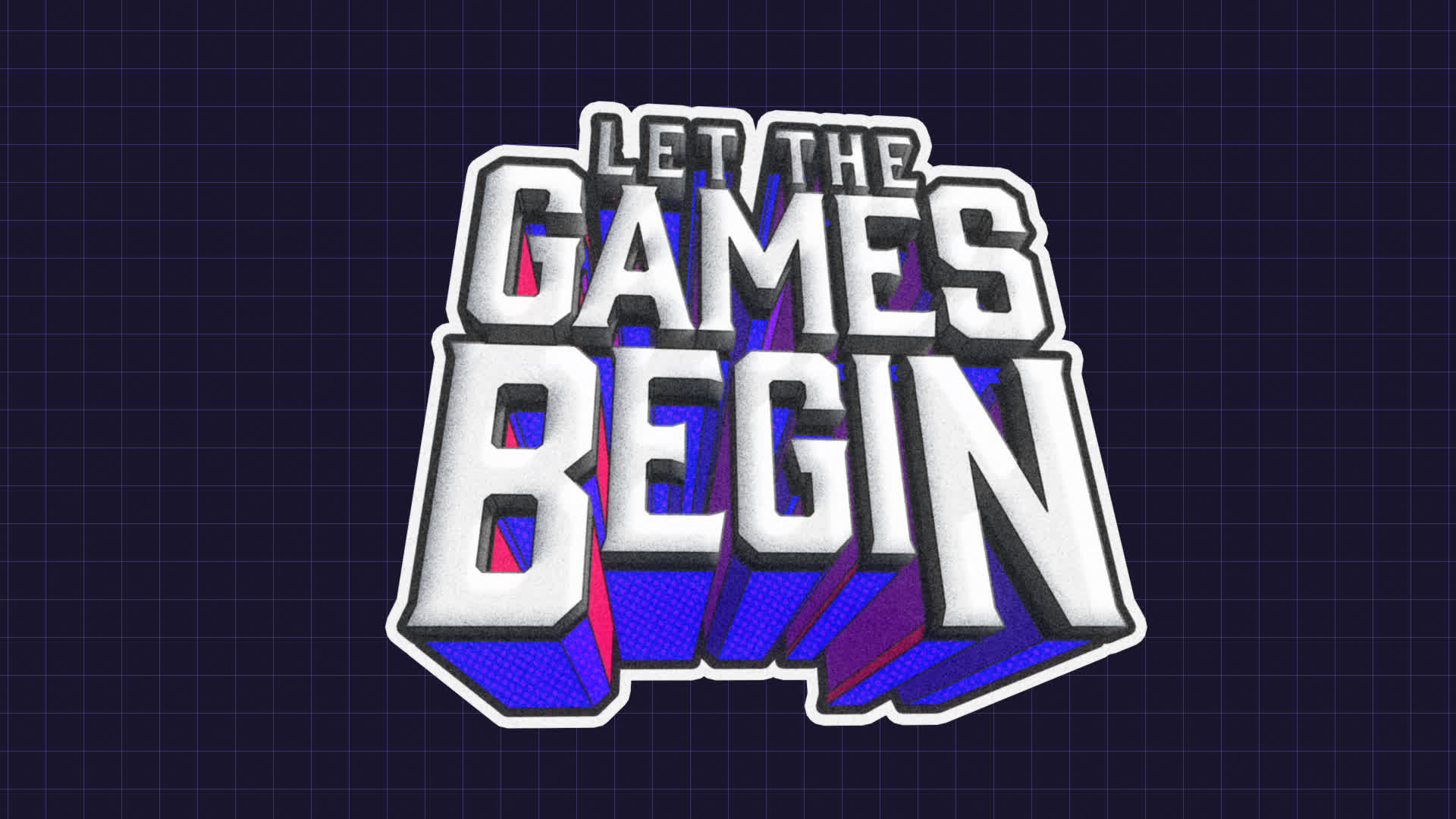 Let The Games Begin Sticker