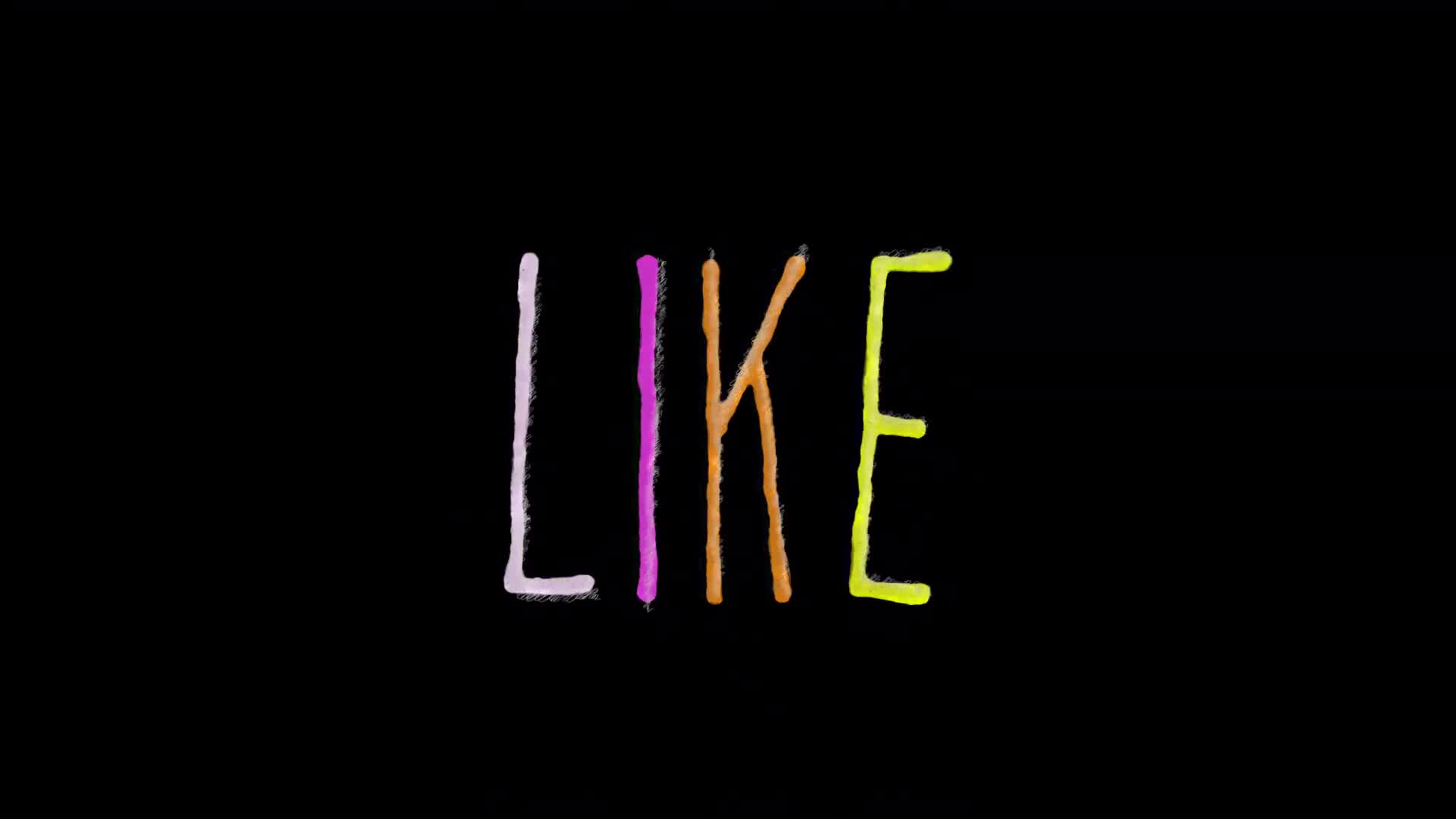 Like Cartoon Title on Alpha