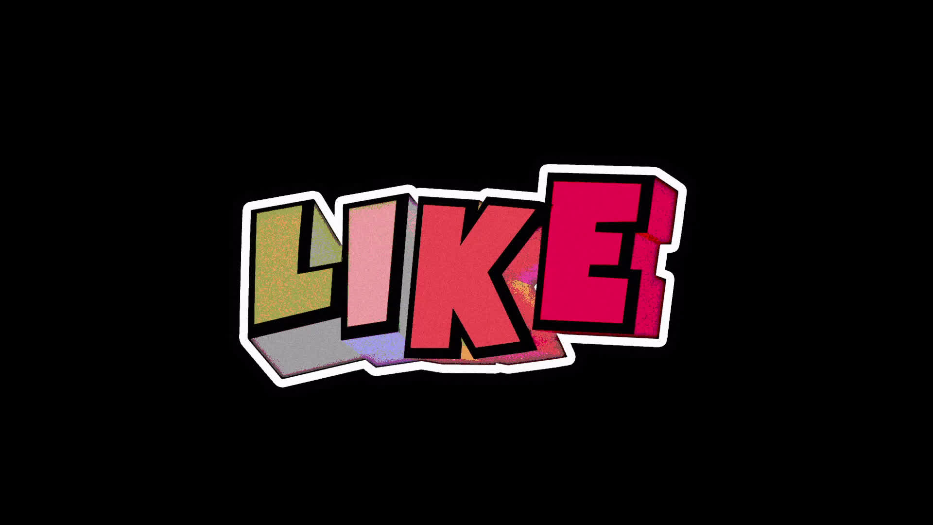 Like Colorful Title on Alpha