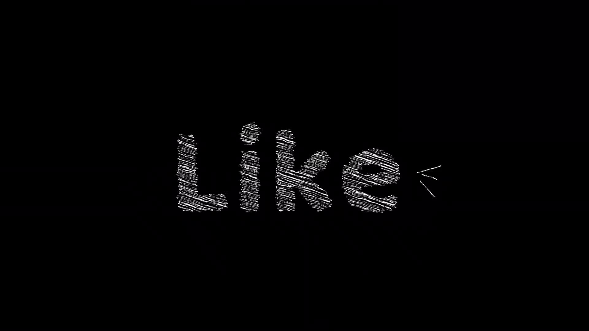 Like Scribble Title on Alpha